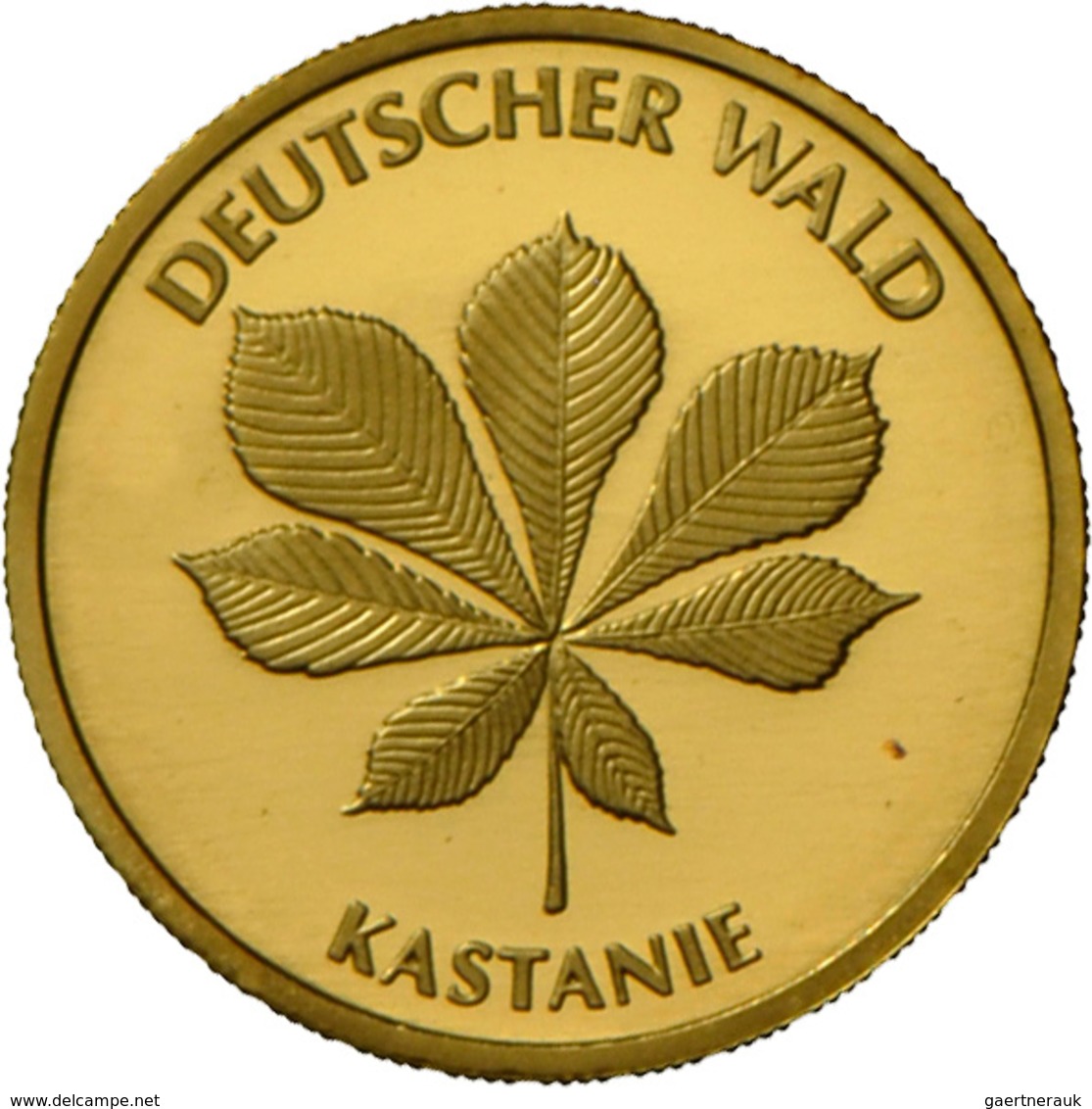 Deutschland - Anlagegold: 5 X 20 Euro 2014 Kastanie (A,D,F,G,J), Jaeger 589. Jede Münze Wiegt 3,89 G - Allemagne