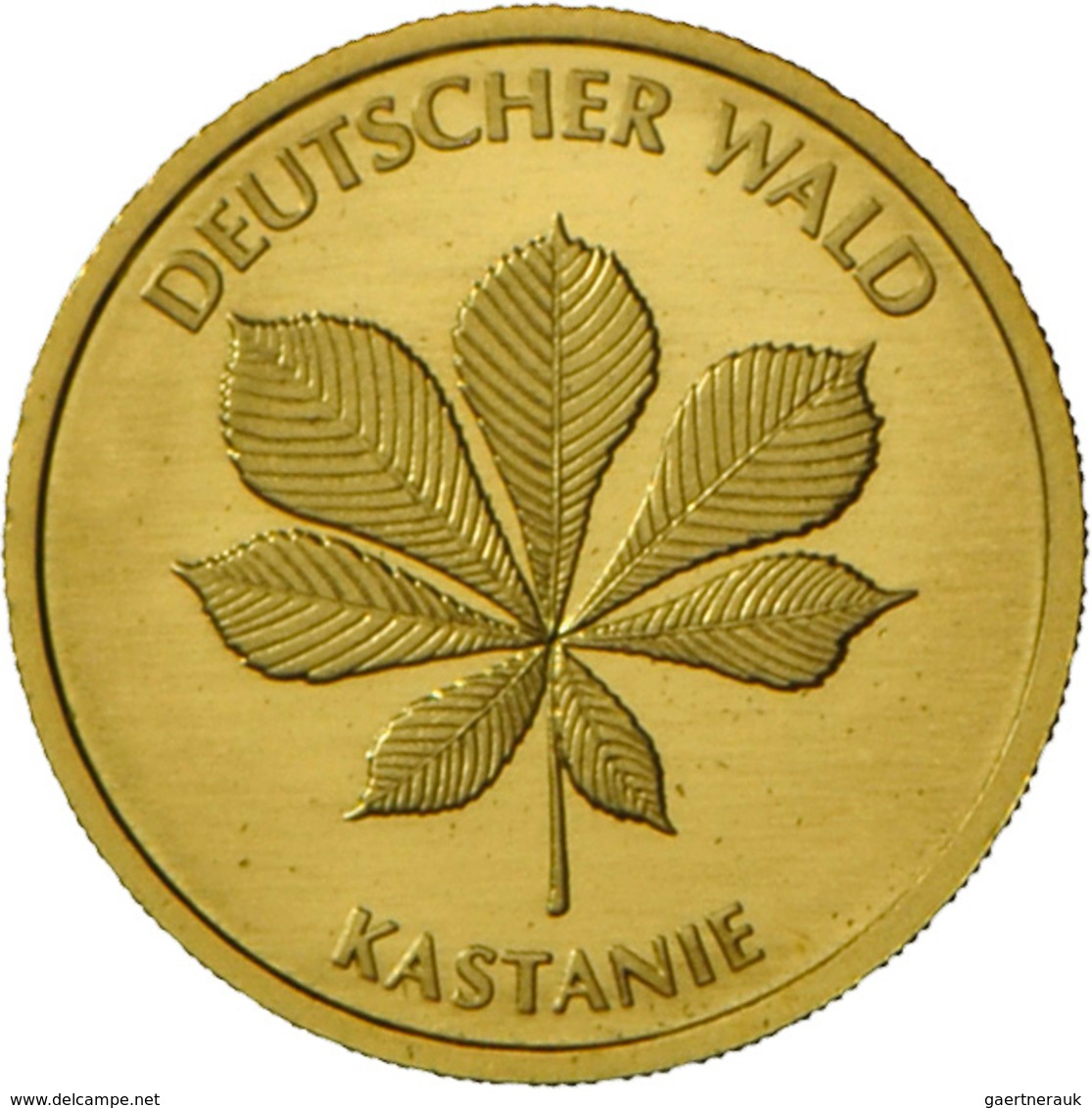 Deutschland - Anlagegold: 5 X 20 Euro 2014 Kastanie (A,D,F,G,J), Jaeger 589. Jede Münze Wiegt 3,89 G - Allemagne