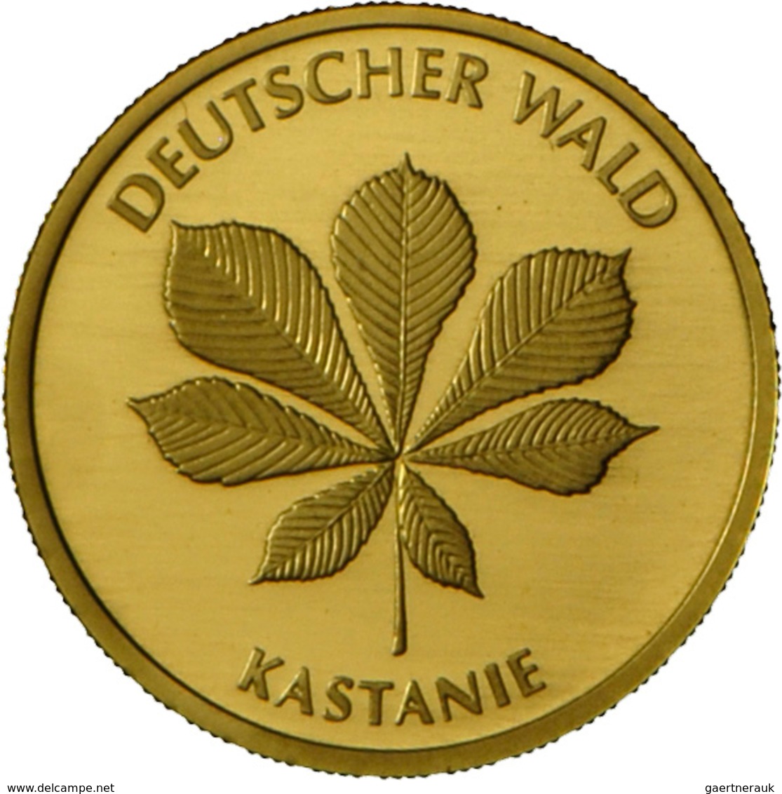 Deutschland - Anlagegold: 5 X 20 Euro 2014 Kastanie (A,D,F,G,J), Jaeger 589. Jede Münze Wiegt 3,89 G - Allemagne