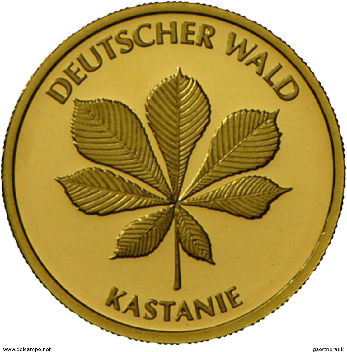 Deutschland - Anlagegold: 5 X 20 Euro 2014 Kastanie (A,D,F,G,J), Jaeger 589. Jede Münze Wiegt 3,89 G - Allemagne