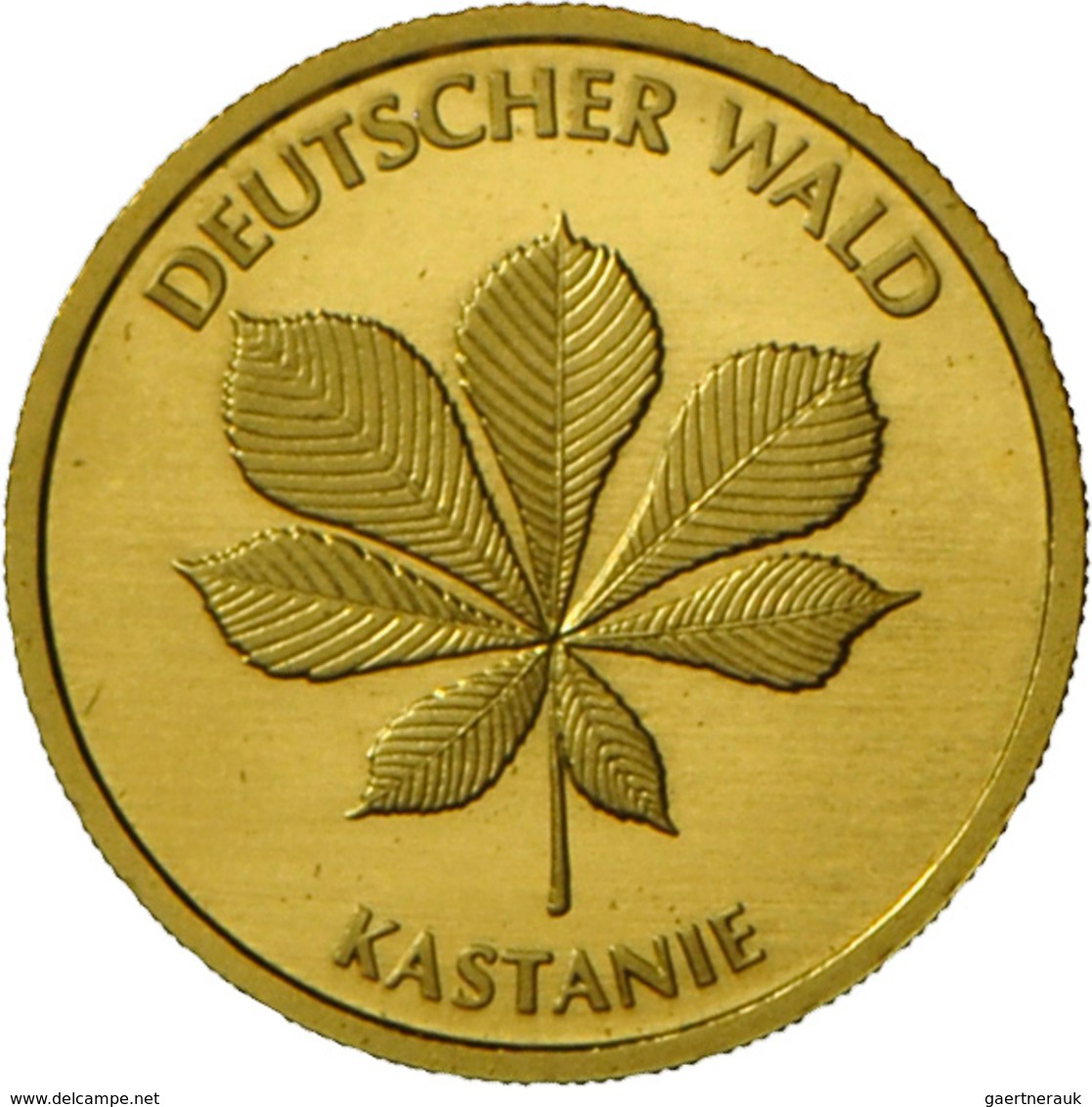 Deutschland - Anlagegold: 5 X 20 Euro 2014 Kastanie (A,D,F,G,J), Jaeger 589. Jede Münze Wiegt 3,89 G - Allemagne