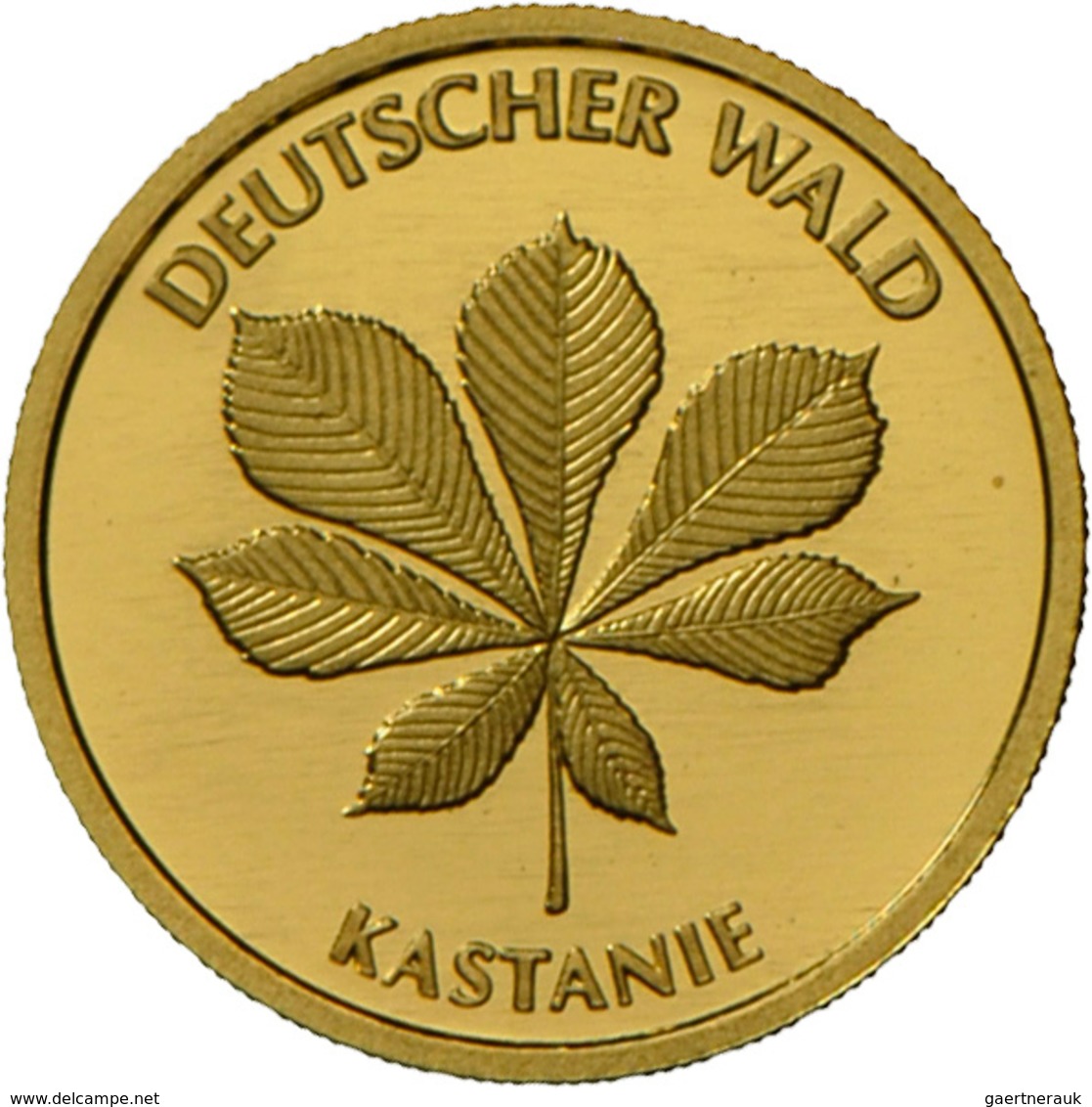 Deutschland - Anlagegold: 5 X 20 Euro 2014 Kastanie (A,D,F,G,J), Jaeger 589. Jede Münze Wiegt 3,89 G - Allemagne