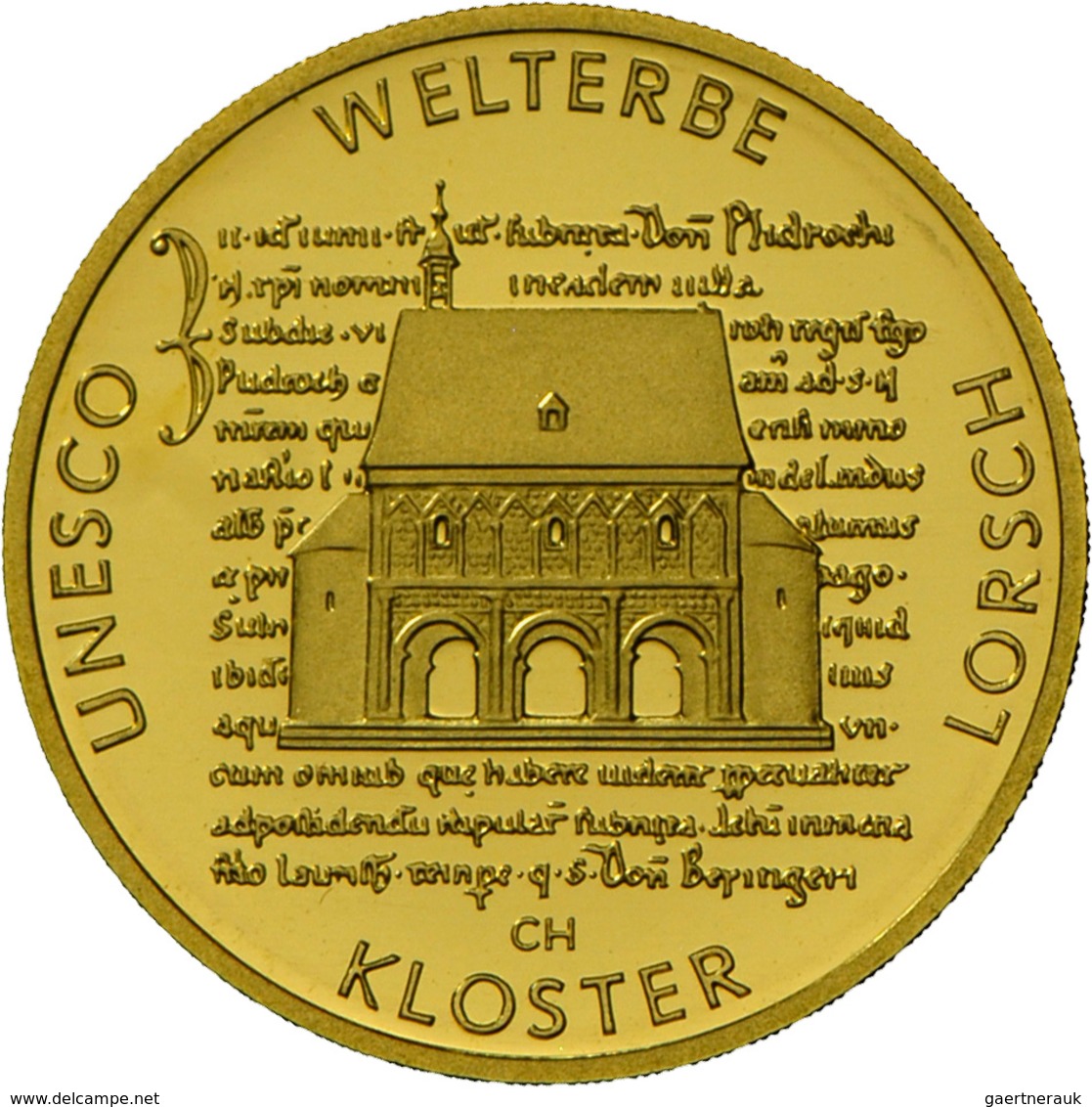 Deutschland - Anlagegold: 4 X 100 Euro 2014 Kloster Lorsch (D,G,G,J) In Originalkapsel, Mit Zertifik - Allemagne