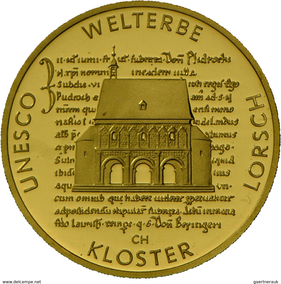 Deutschland - Anlagegold: 4 X 100 Euro 2014 Kloster Lorsch (D,G,G,J) In Originalkapsel, Mit Zertifik - Alemania