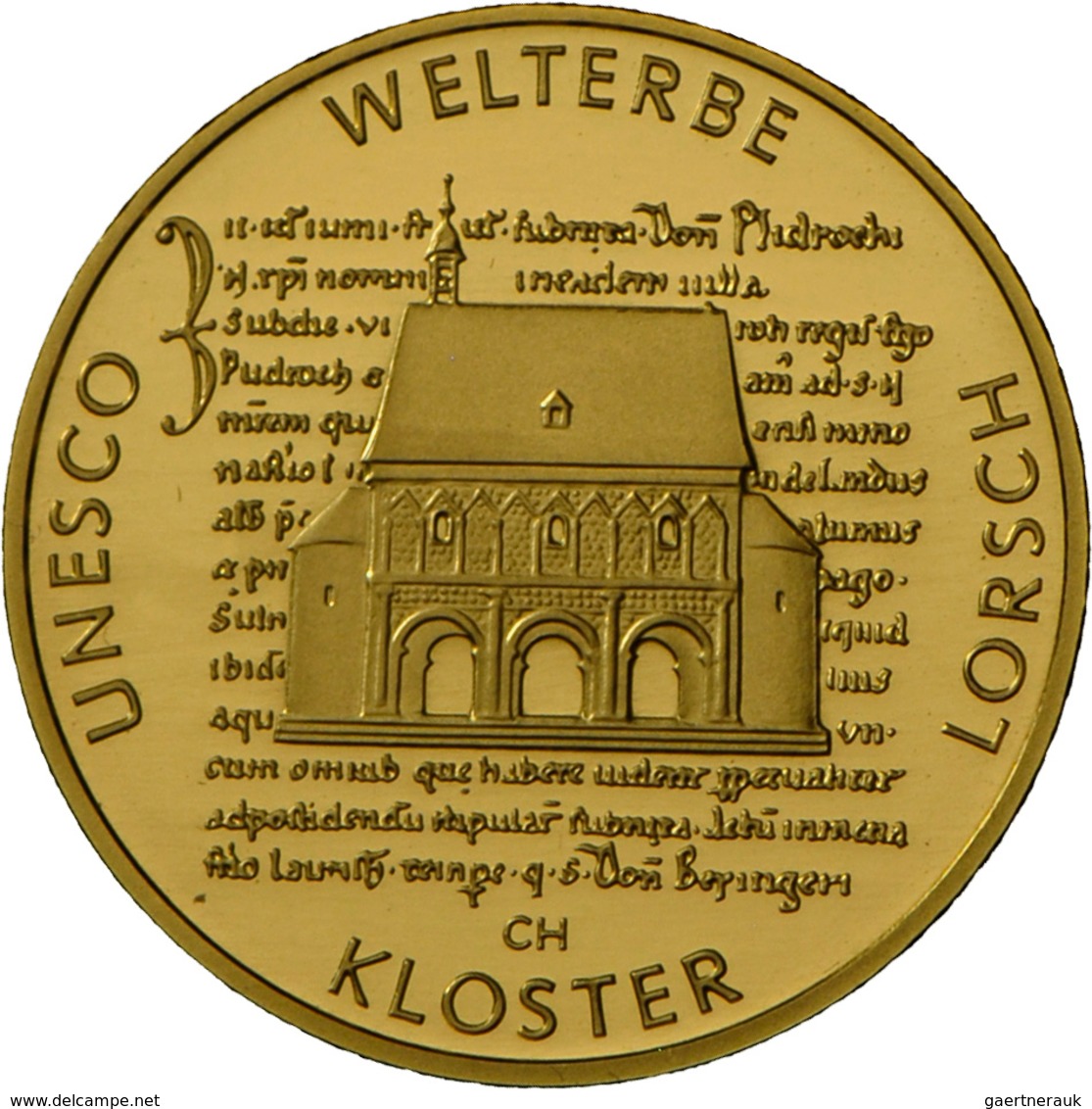 Deutschland - Anlagegold: 4 X 100 Euro 2014 Kloster Lorsch (D,G,G,J) In Originalkapsel, Mit Zertifik - Allemagne