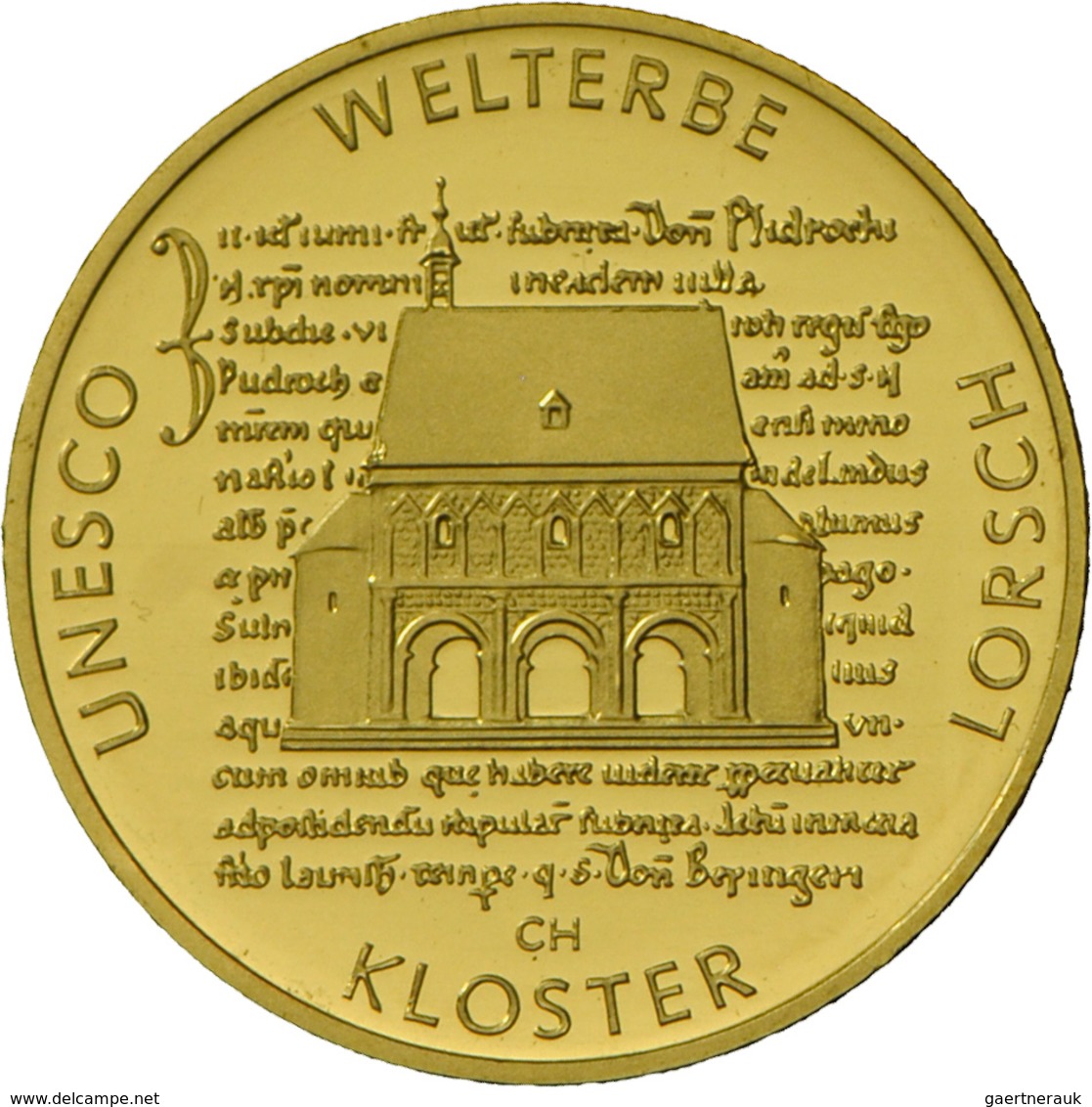 Deutschland - Anlagegold: 5 X 100 Euro 2014 Kloster Lorsch (A,D,F,G,J) In Originalkapsel, Mit Zertif - Allemagne