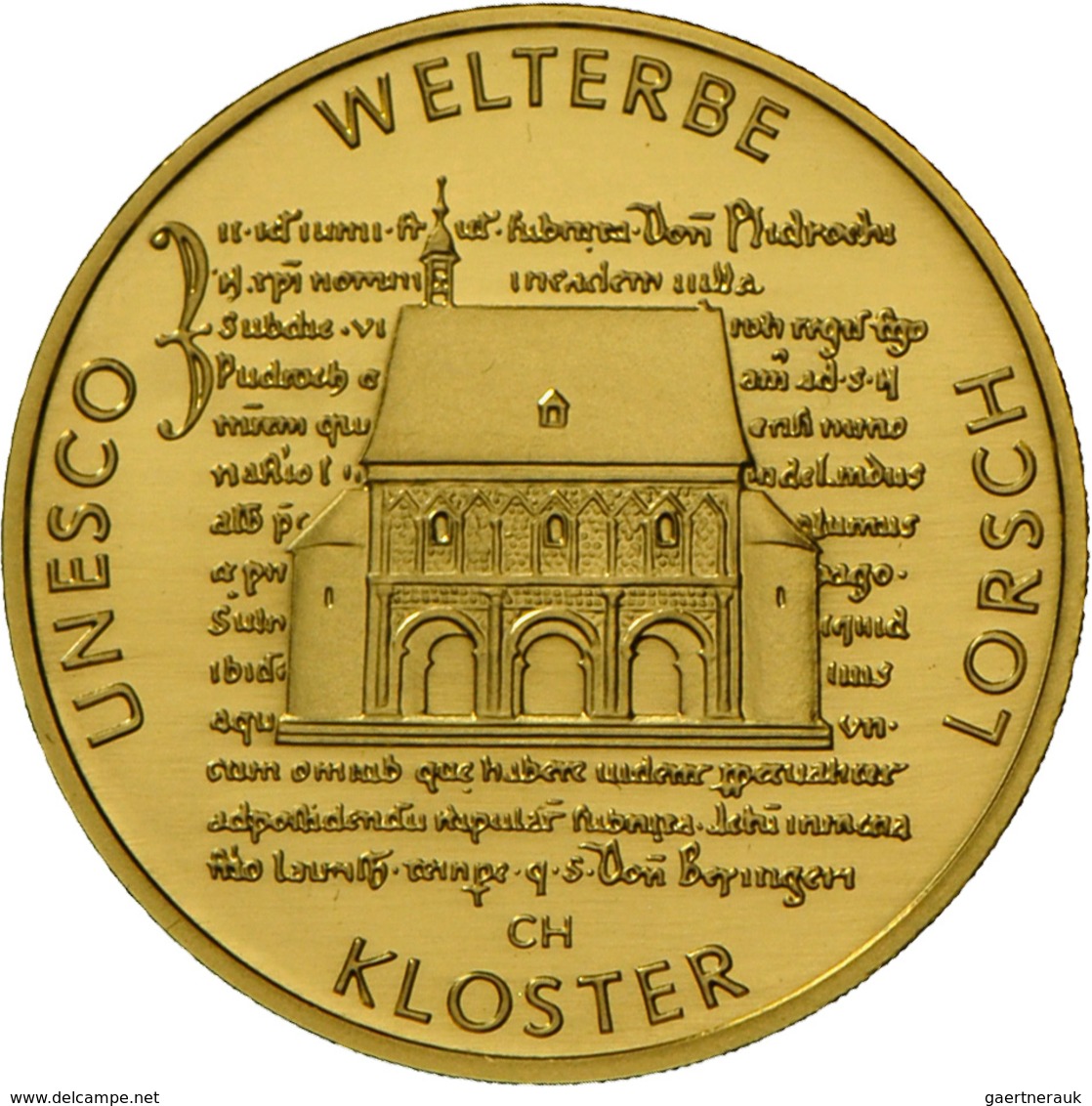 Deutschland - Anlagegold: 5 X 100 Euro 2014 Kloster Lorsch (A,D,F,G,J) In Originalkapsel, Mit Zertif - Germania