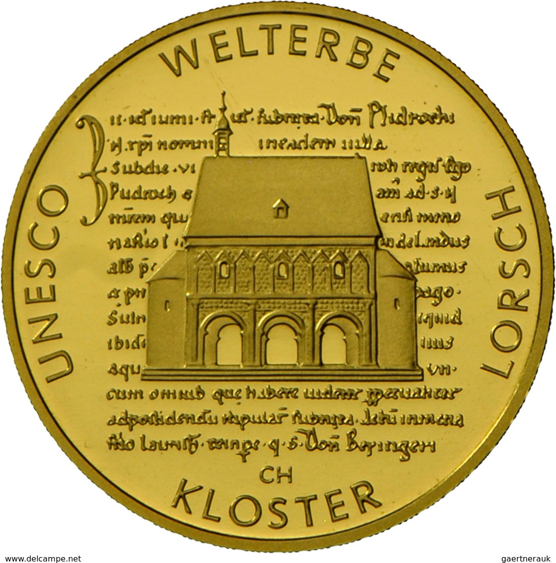 Deutschland - Anlagegold: 5 X 100 Euro 2014 Kloster Lorsch (A,D,F,G,J) In Originalkapsel, Mit Zertif - Germania