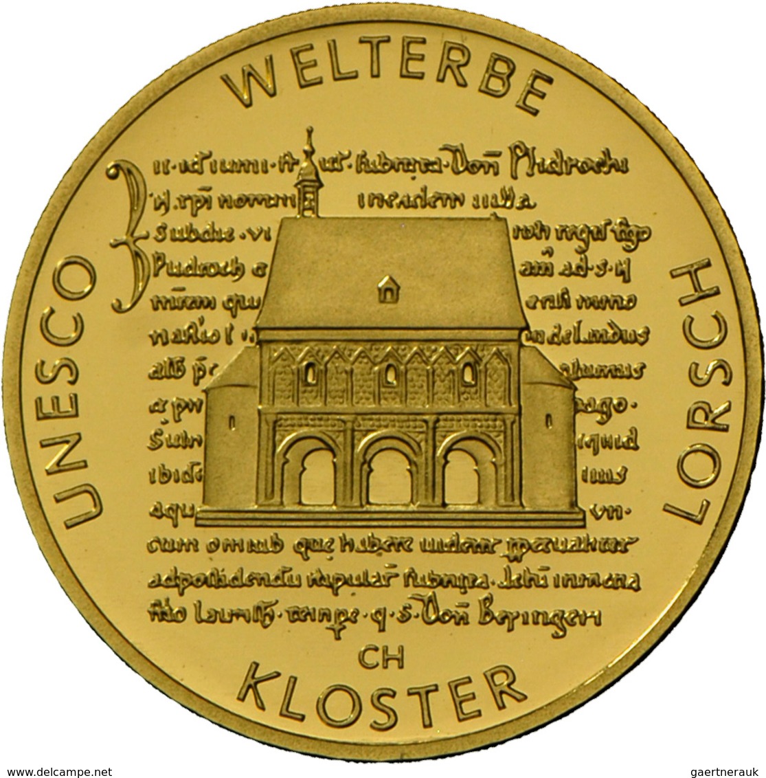 Deutschland - Anlagegold: 5 X 100 Euro 2014 Kloster Lorsch (A,D,F,G,J) In Originalkapsel, Mit Zertif - Allemagne