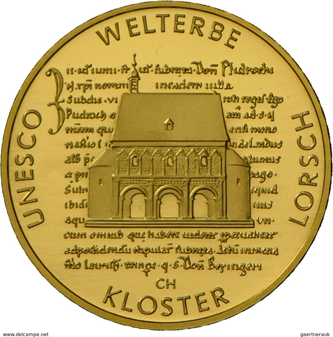 Deutschland - Anlagegold: 5 X 100 Euro 2014 Kloster Lorsch (A,D,F,G,J) In Originalkapsel, Mit Zertif - Allemagne