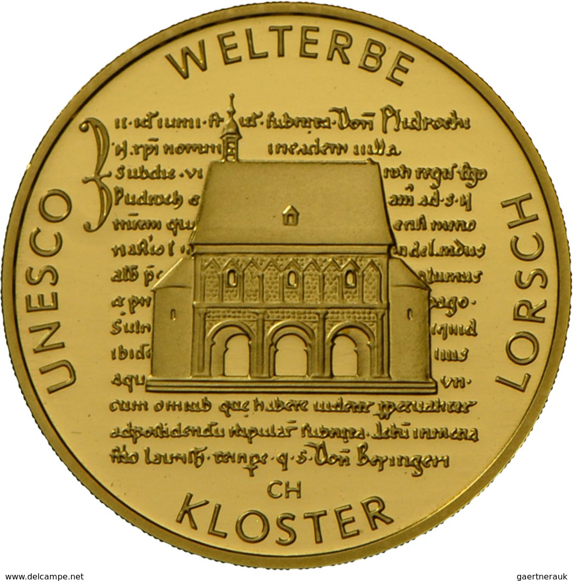 Deutschland - Anlagegold: 5 X 100 Euro 2014 Kloster Lorsch (A,D,F,G,J) In Originalkapsel, Mit Zertif - Allemagne