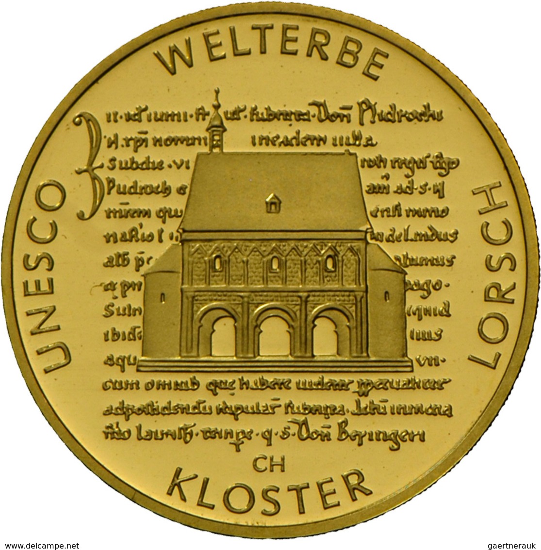 Deutschland - Anlagegold: 5 X 100 Euro 2014 Kloster Lorsch (A,D,F,G,J) In Originalkapsel, Mit Zertif - Allemagne