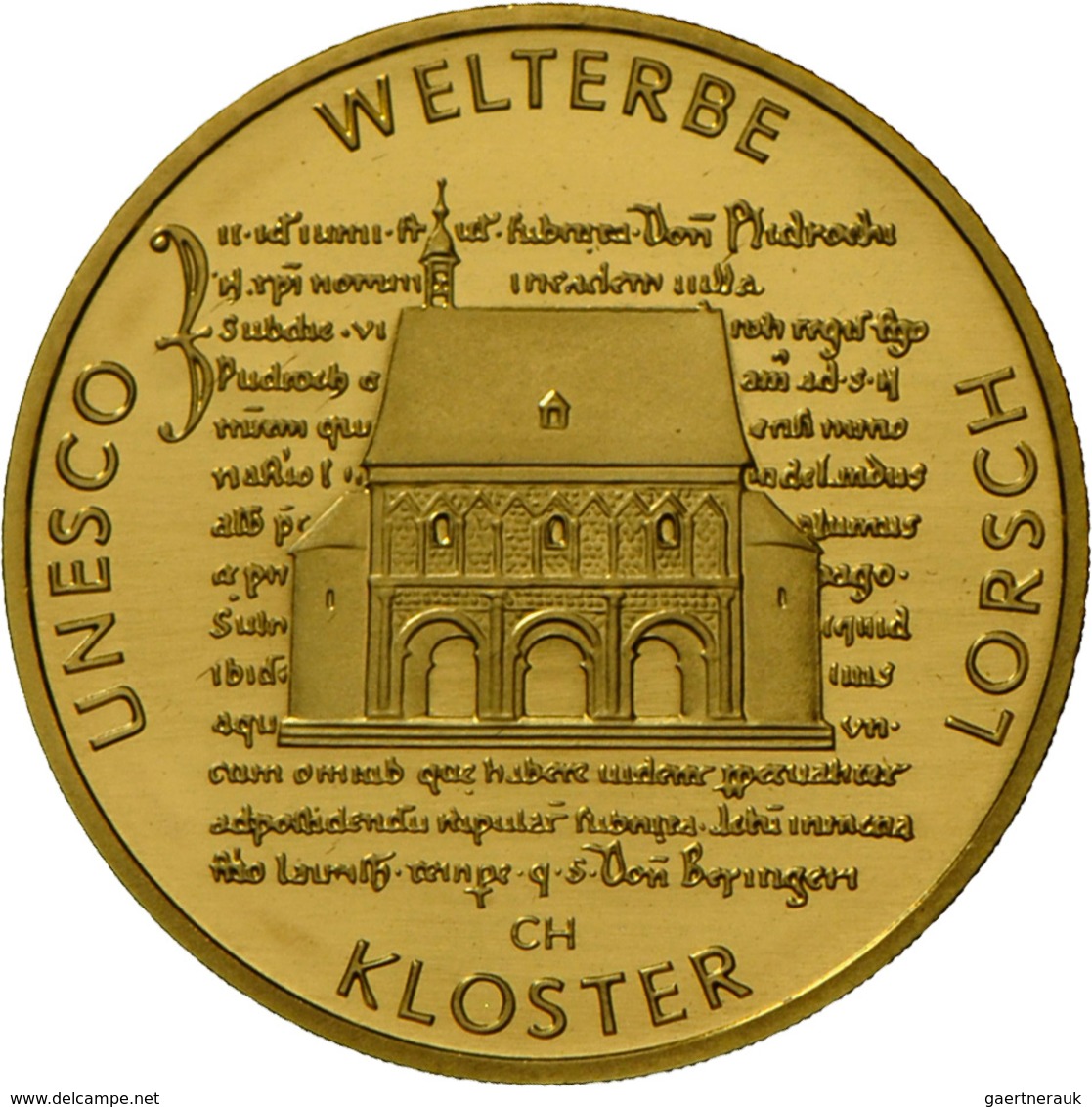 Deutschland - Anlagegold: 5 X 100 Euro 2014 Kloster Lorsch (A,D,F,G,J) In Originalkapsel, Mit Zertif - Germania