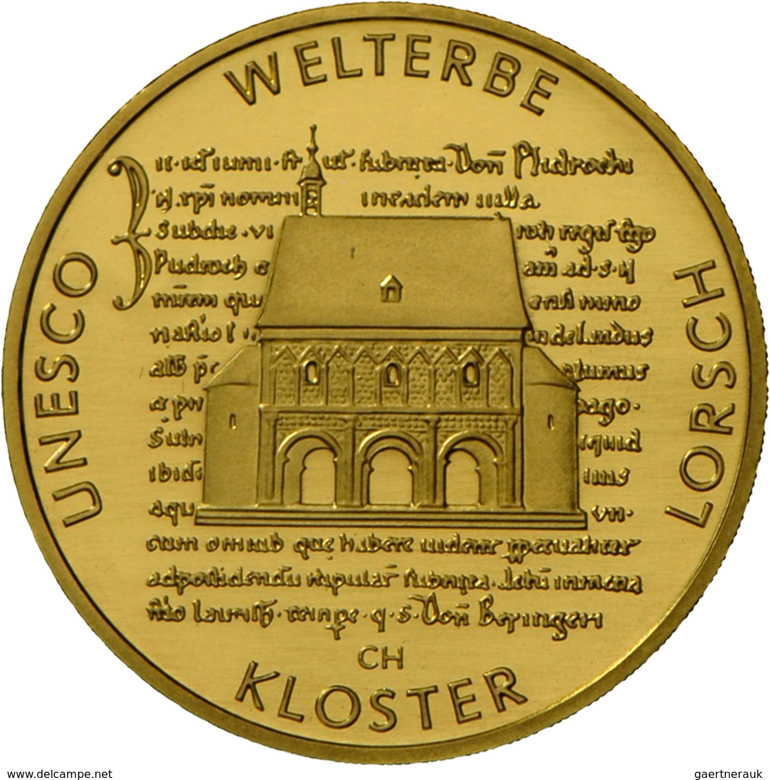 Deutschland - Anlagegold: 5 X 100 Euro 2014 Kloster Lorsch (A,D,F,G,J) In Originalkapsel, Mit Zertif - Allemagne