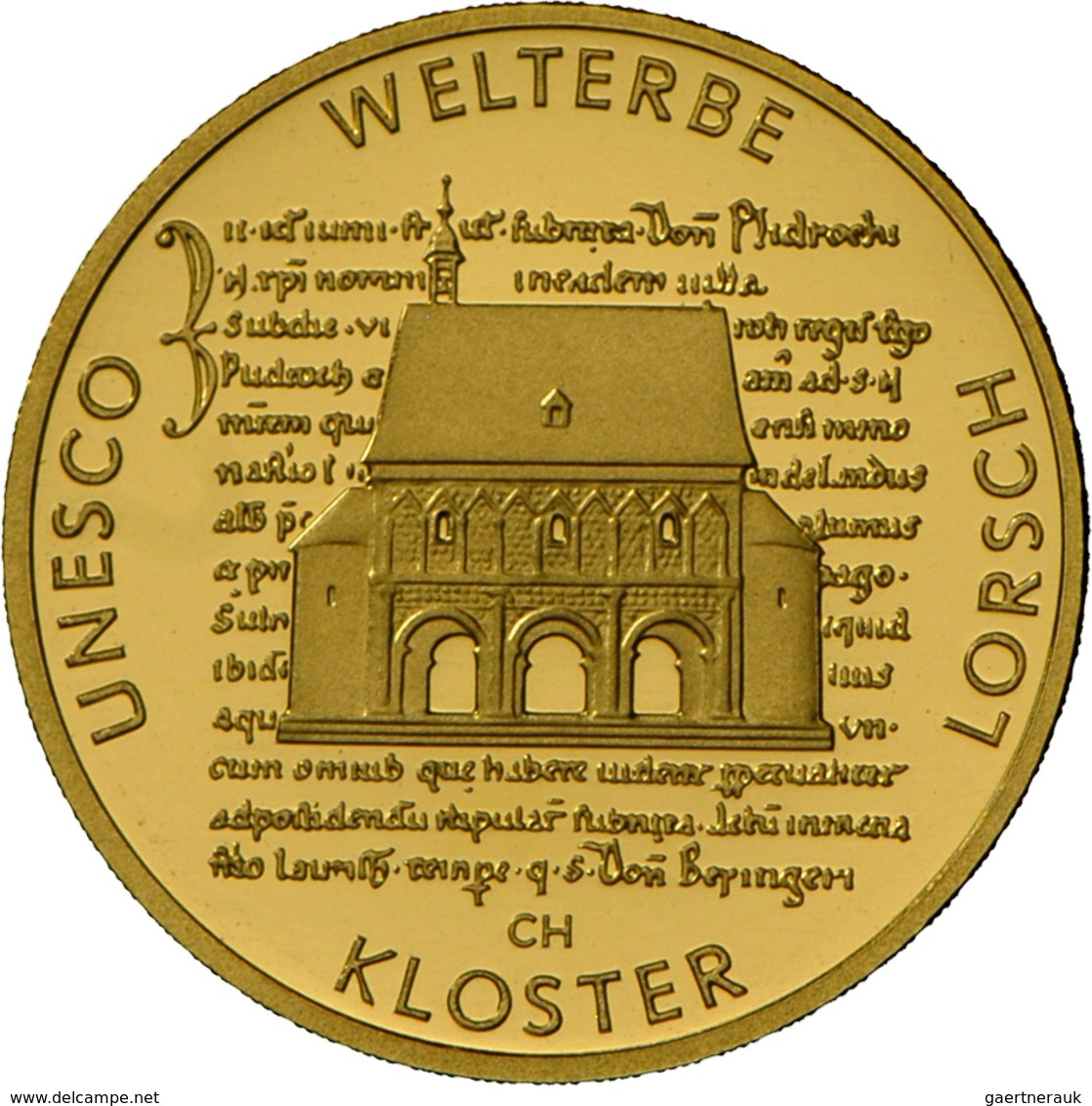 Deutschland - Anlagegold: 5 X 100 Euro 2014 Kloster Lorsch (A,D,F,G,J) In Originalkapsel, Mit Zertif - Allemagne