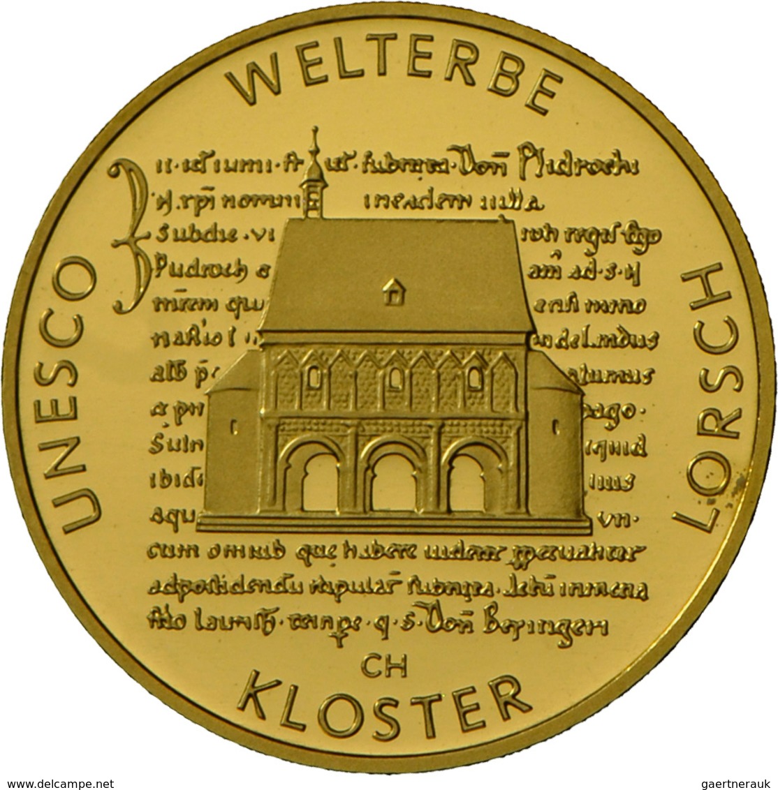Deutschland - Anlagegold: 5 X 100 Euro 2014 Kloster Lorsch (A,D,F,G,J) In Originalkapsel, Mit Zertif - Alemania
