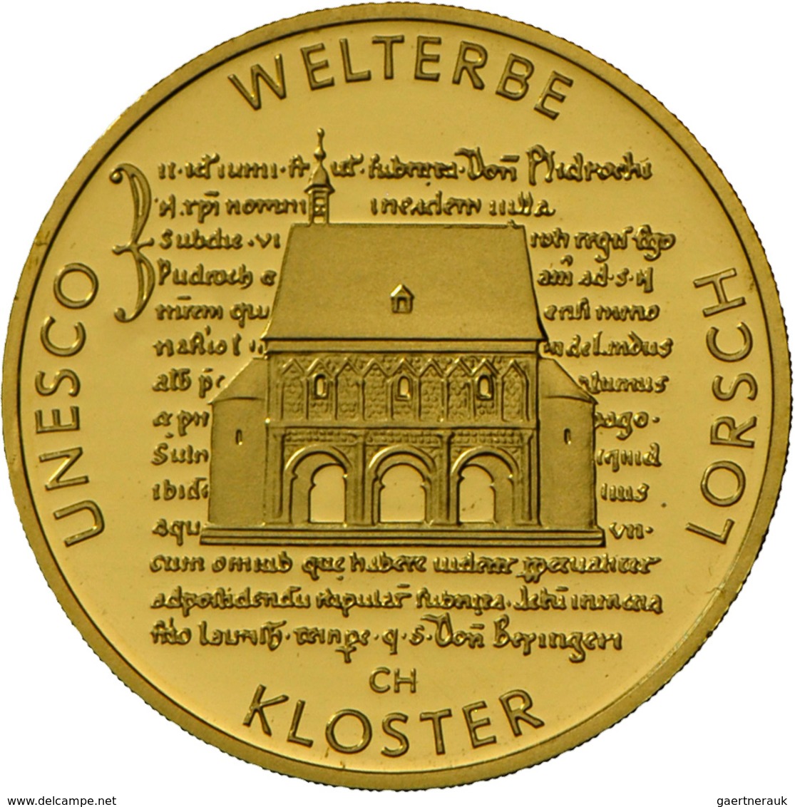 Deutschland - Anlagegold: 5 X 100 Euro 2014 Kloster Lorsch (A,D,F,G,J) In Originalkapsel, Mit Zertif - Germania