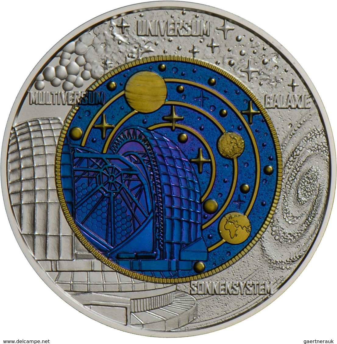 Österreich: Lot 2 Münzen: 25 Euro 2014 Evolution + 25 Euro 2015 Kosmologie. In Schachtel Mit Zertifi - Autriche