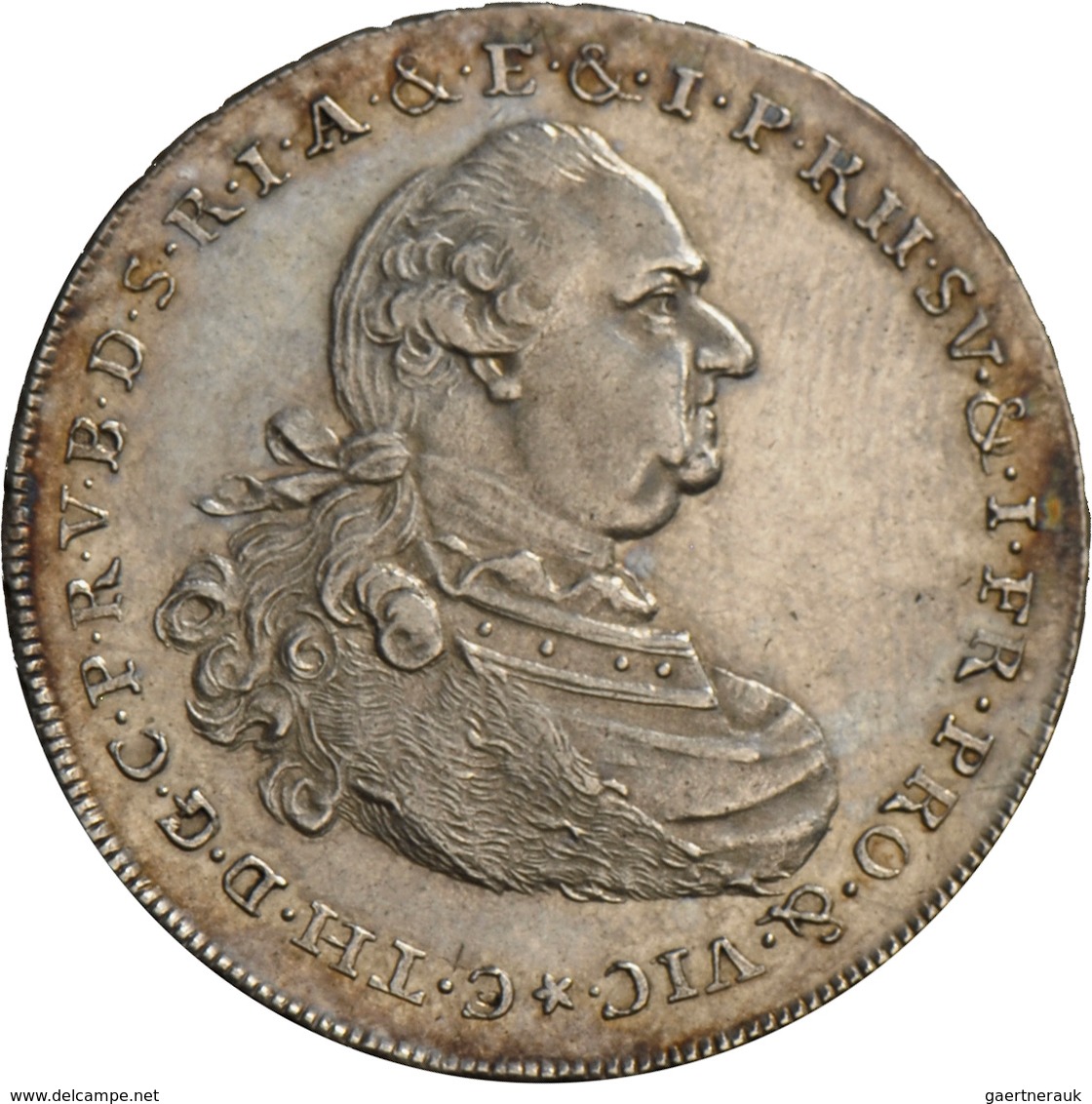 Altdeutschland Und RDR Bis 1800: Bayern, Karl Theodor 1777-1799: ½ Konventionstaler 1790 -München- A - Autres & Non Classés