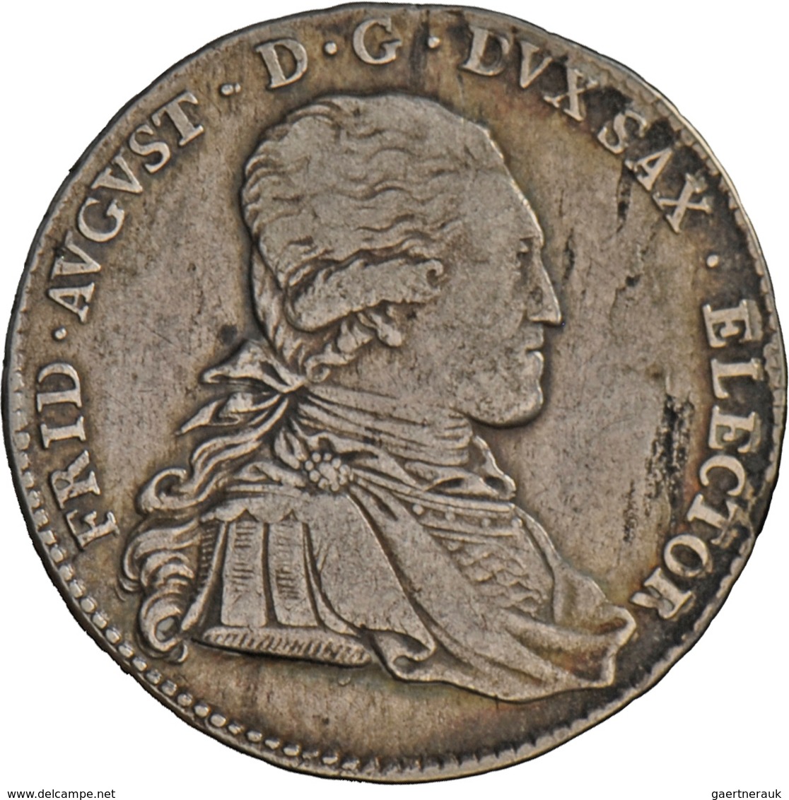 Altdeutschland Und RDR Bis 1800: Sachsen, Friedrich August III. 1763-1806: Lot 3 Stück; 1/3 Taler 17 - Autres & Non Classés