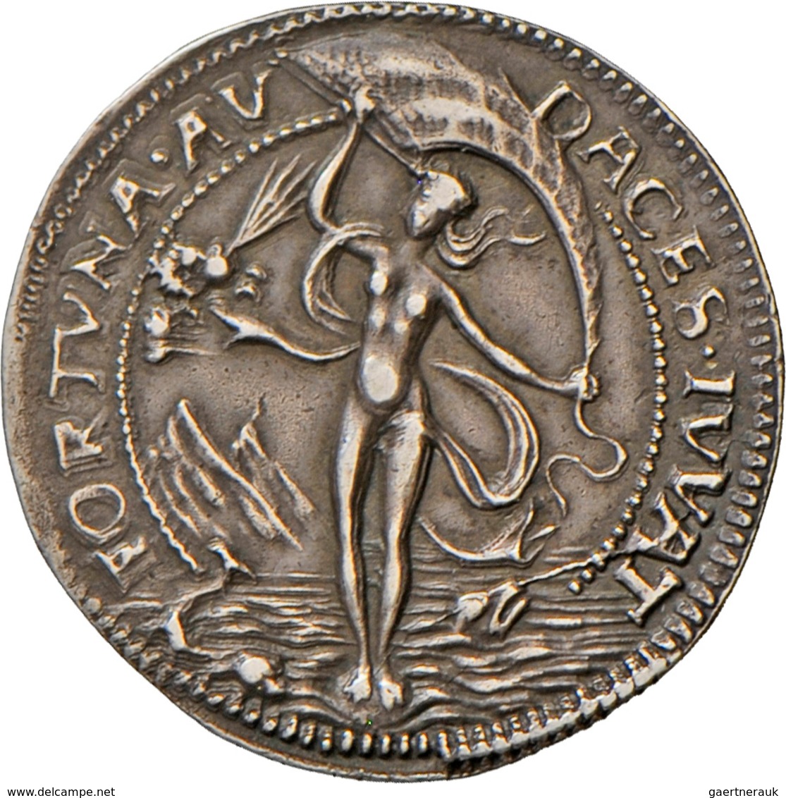 Haus Habsburg: Erzherzog Karl II. 1564-1590: Silbermedaille O. J., Stempel Von H. Zwigott. Av: Büste - Otros – Europa