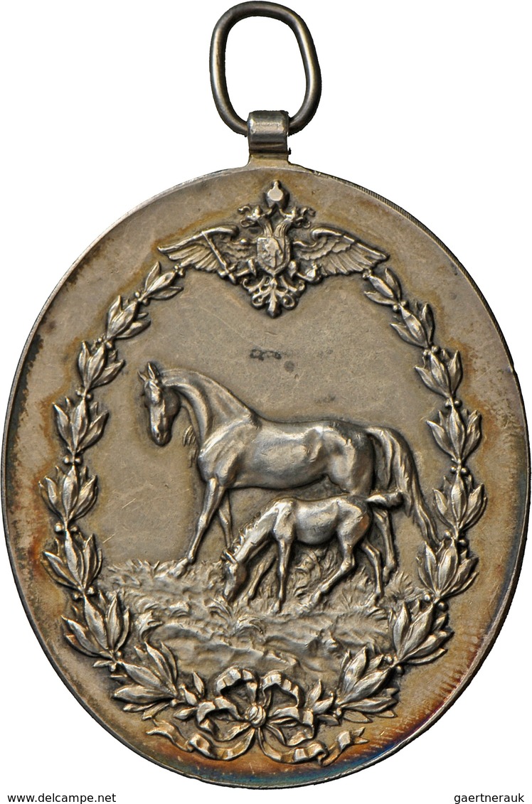 Haus Habsburg: Franz Joseph I. 1848-1916: Tragbare, Ovale Silbermedaille O. J. Von Jauner. Staatspre - Autres – Europe