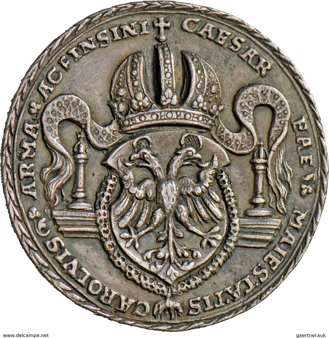 Haus Habsburg: RDR-Böhmen-Königreich, Ferdinand I. 1521-1564, Ab 1526 König Von Böhmen: Silbergußmed - Altri – Europa