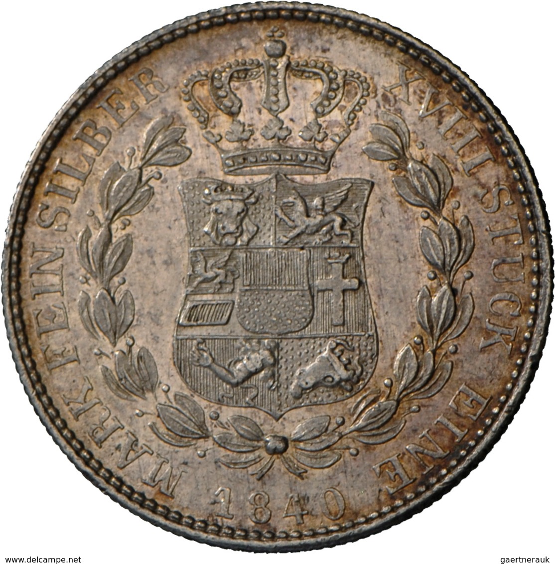 Mecklenburg-Schwerin: Paul Friedrich 1837-1842: Lot 3 Stück; 2/3 Taler 1839,1840,1841, AKS 32, Jaege - Autres & Non Classés