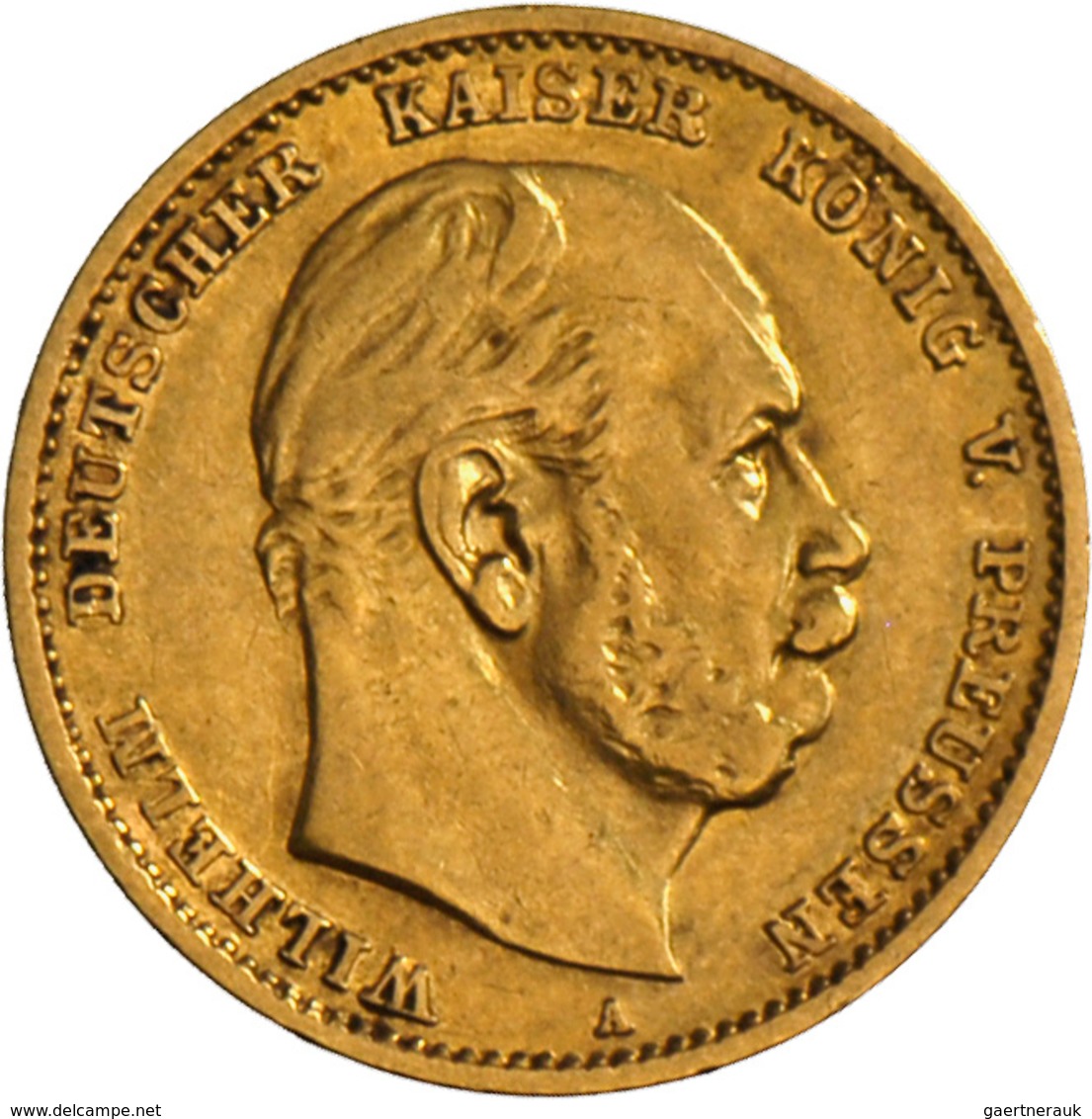 Preußen: Wilhelm I. 1861-1888: 10 Mark 1878 A, Jaeger 245, 3,92 G, 900/1000 Gold, Sehr Schön. - Pièces De Monnaie D'or