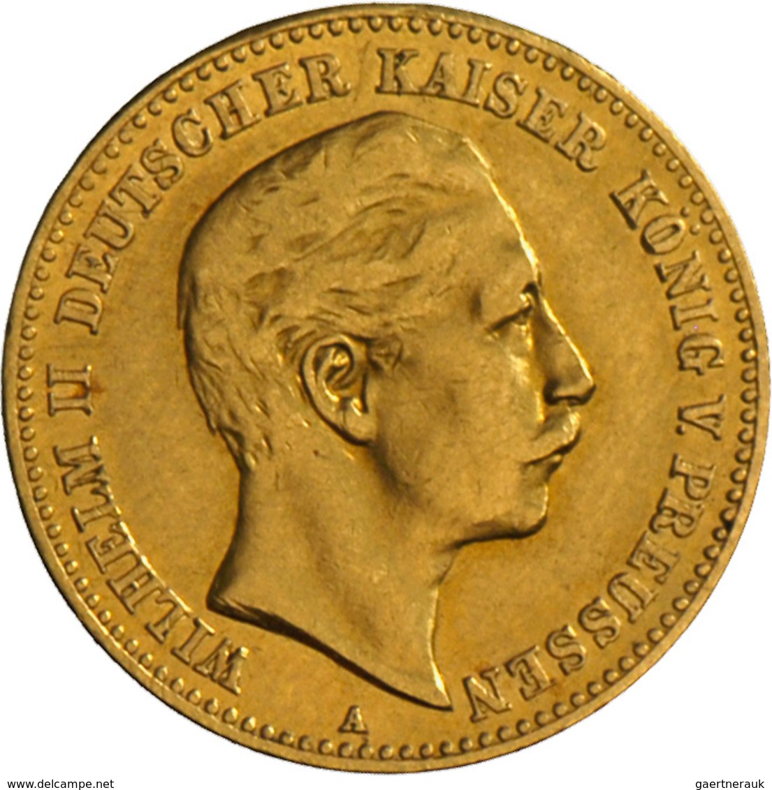 Preußen: Wilhelm II. 1888-1918: 10 Mark 1893 A, Jaeger 251, 3,92 G 900/1000 Gold, Sehr Schön. - Gouden Munten