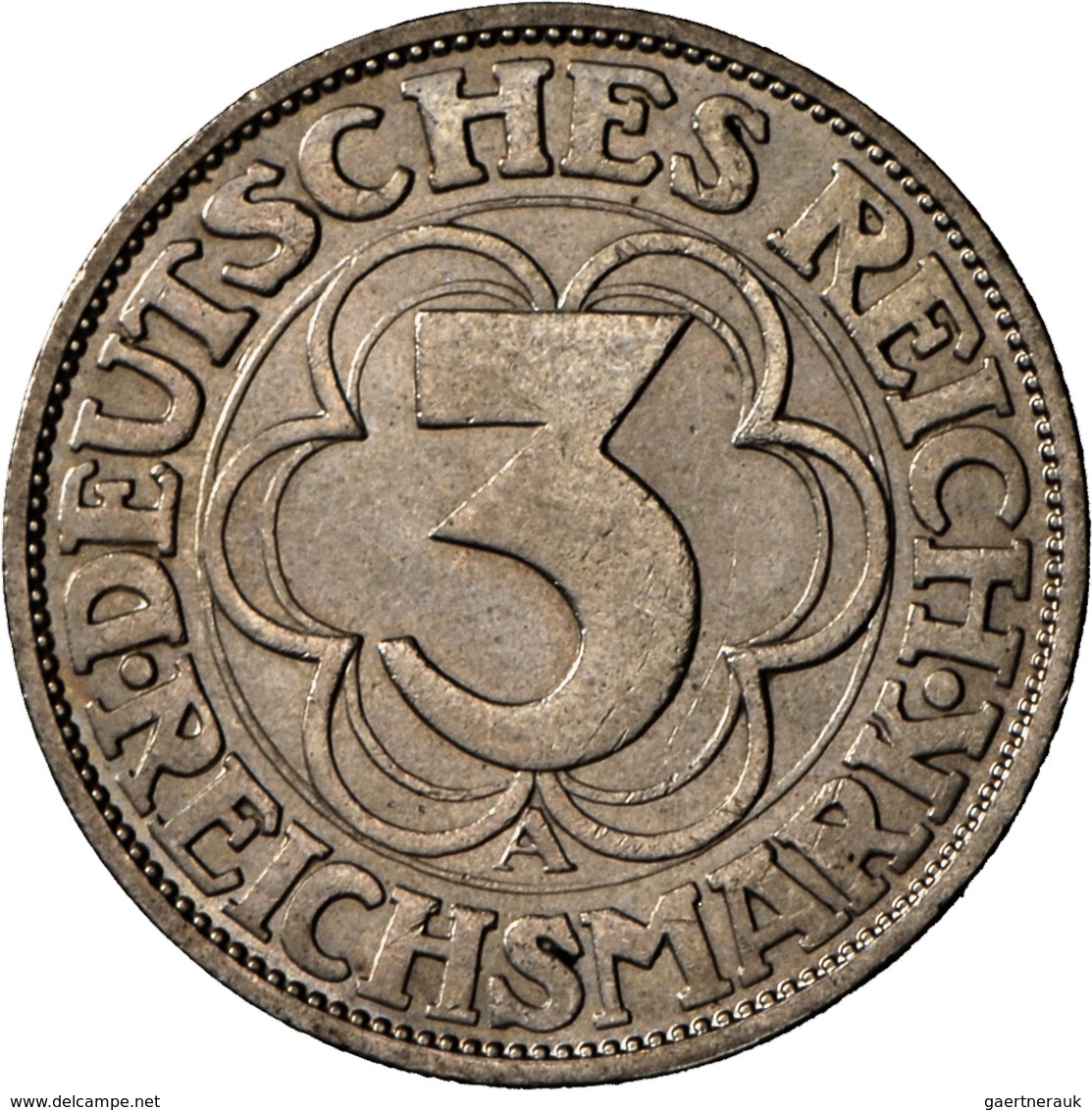 Weimarer Republik: 3 Reichsmark 1927 A, Nordhausen, Jaeger 327, Sehr Schön - Vorzüglich. - Autres & Non Classés