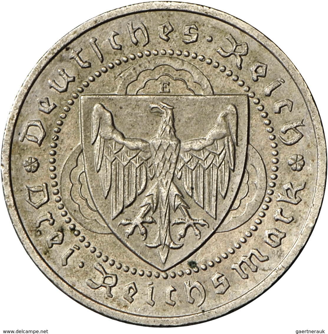 Weimarer Republik: 3 Reichsmark 1930 E, Walther Von Der Vogelweide, Jaeger 344, Sehr Schön. - Otros & Sin Clasificación