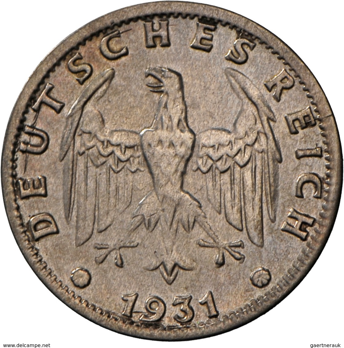 Weimarer Republik: 3 Reichsmark 1931 E, Kursmünze, Jaeger 349, Kratzer, Sehr Schön. - Autres & Non Classés