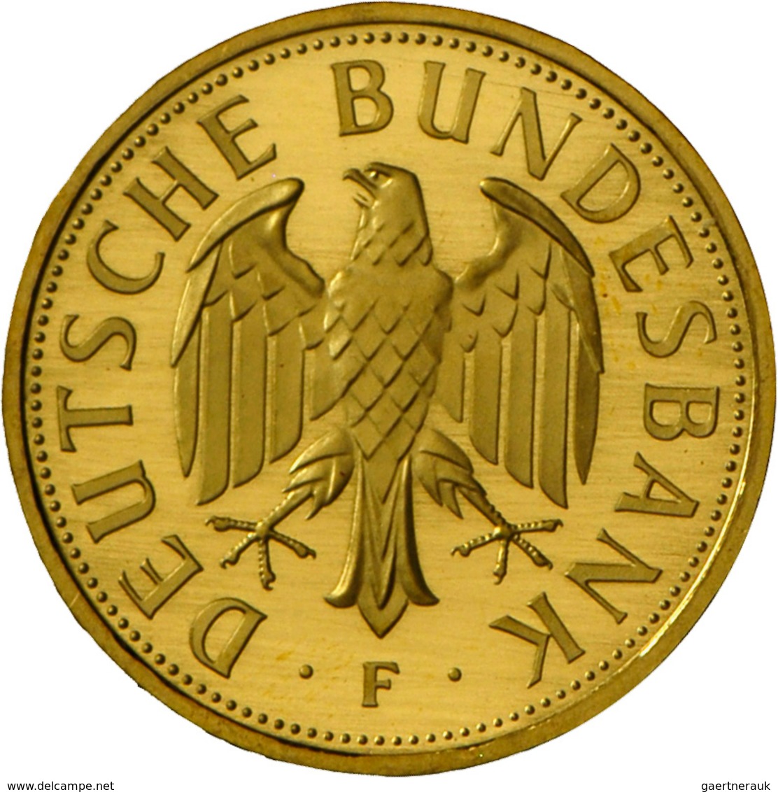 Bundesrepublik Deutschland 1948-2001 - Goldmünzen: Goldmark 2001 F (Stuttgart), Jaeger 481, In Origi - Altri & Non Classificati