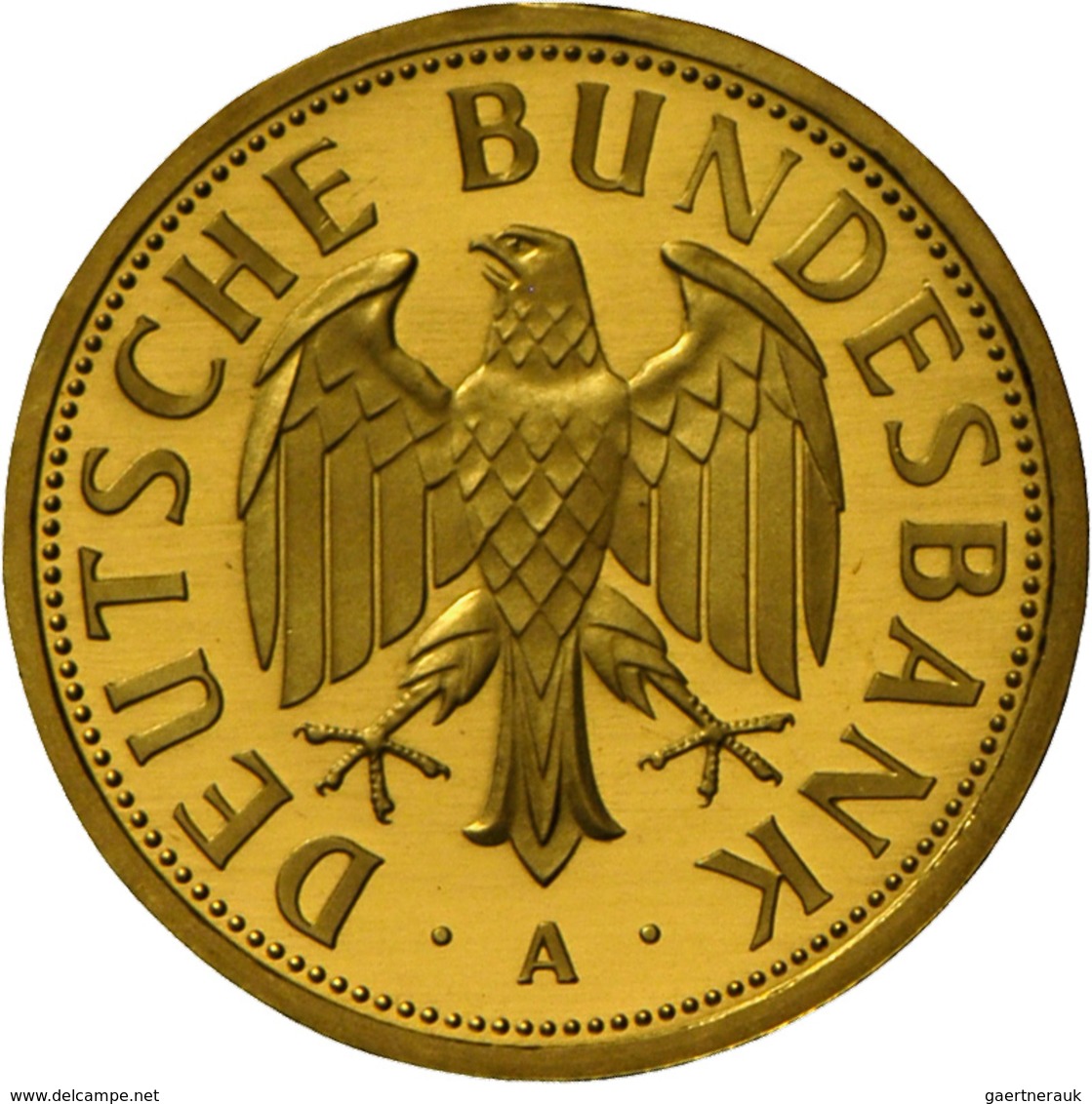 Bundesrepublik Deutschland 1948-2001 - Goldmünzen: Goldmark 2001 A In Originalkapsel In St, Mit 1 DM - Autres & Non Classés