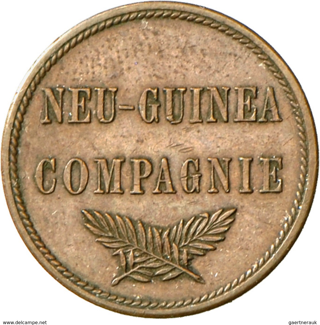 Deutsch-Neuguinea: 2 Neu-Guinea Pfennig 1894 A, Jaeger 702, Leichte Patina, Vorzüglich - Stempelglan - Nouvelle Guinée Allemande