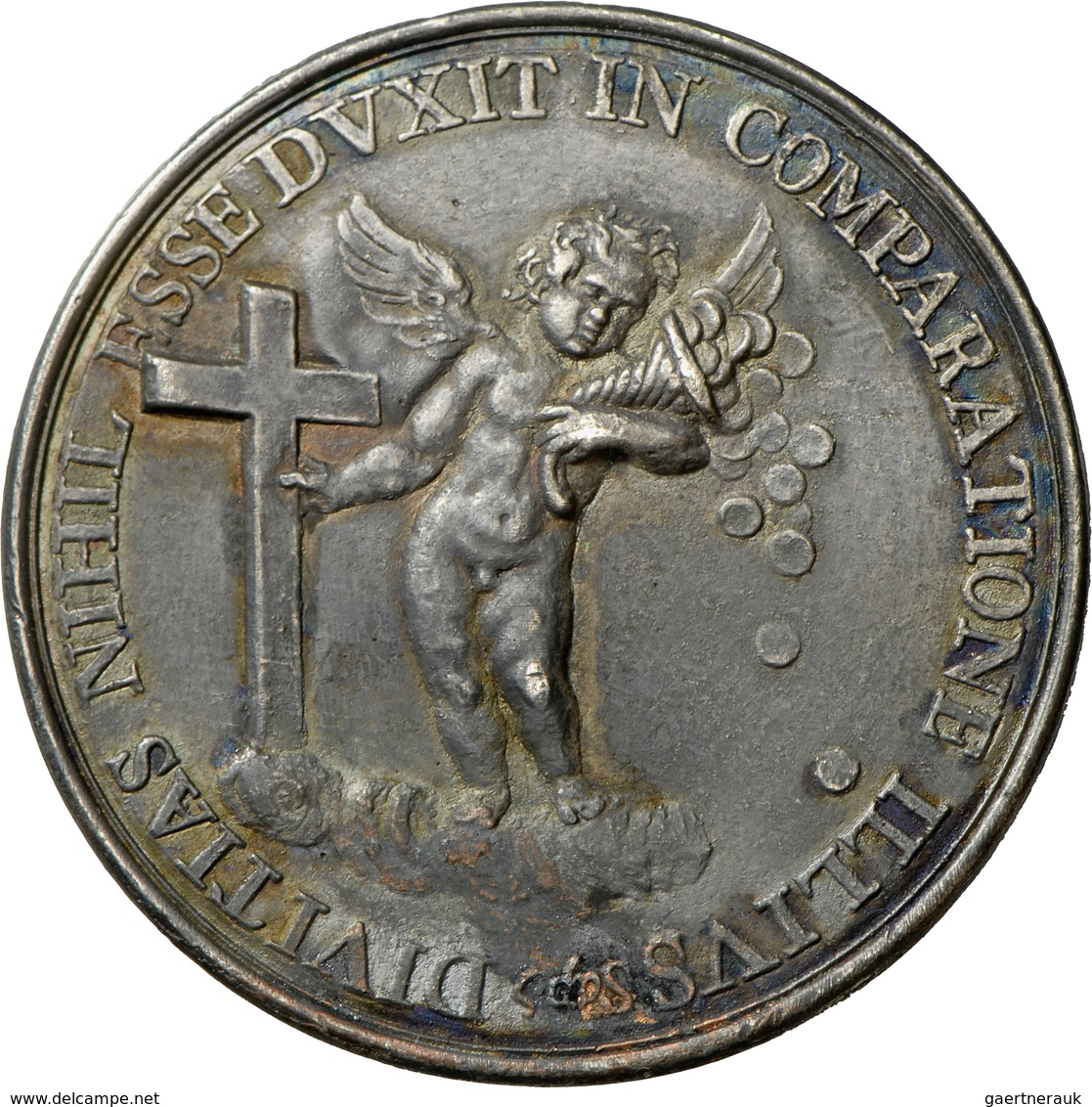 Medaillen Alle Welt: Italien-Kirchenstaat: Blei-/Zinnmedaille O. J., Von Pietro Silvestri, Auf Cardi - Non Classificati