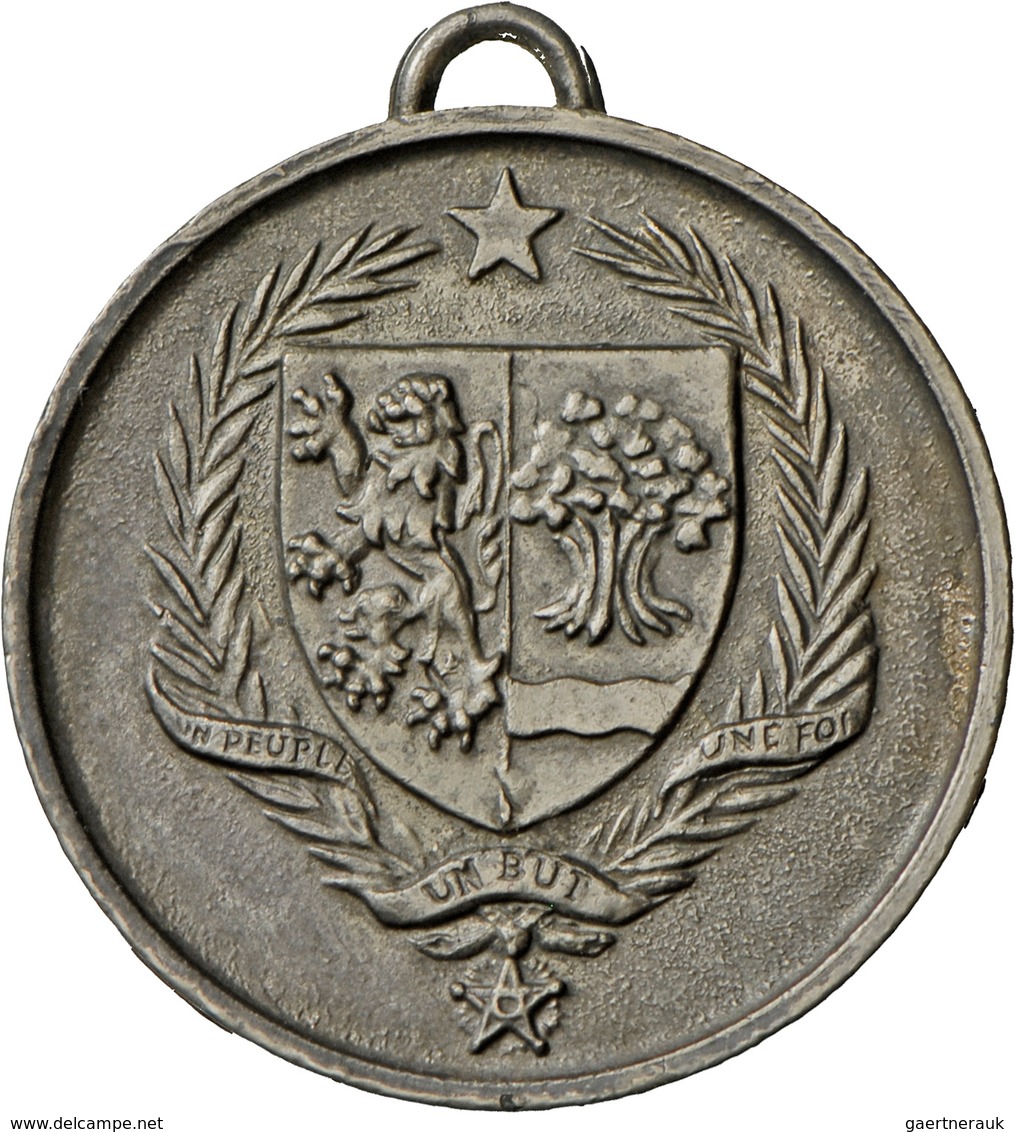 Medaillen Alle Welt: Senegal: Tragbare Silbermedaille O. J., 40 Mm, 17,16 G, Herrliche Tönung, Von G - Non Classificati