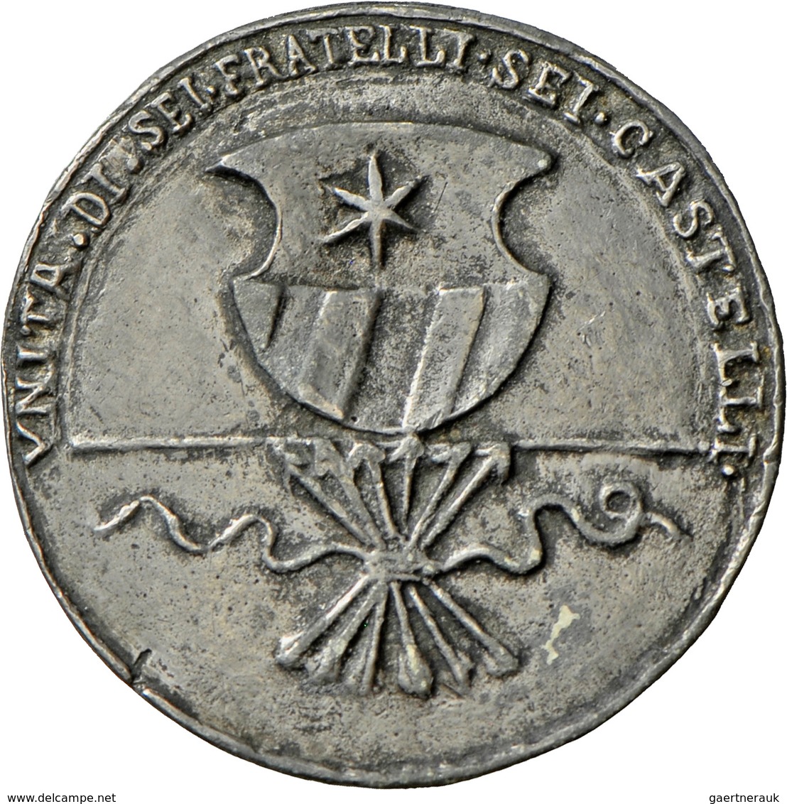 Medaillen Deutschland: Nürnberg: Bleimedaille 1558, Auf Sebastian Unterholzer, Beierlein 35.1., Habi - Otros & Sin Clasificación