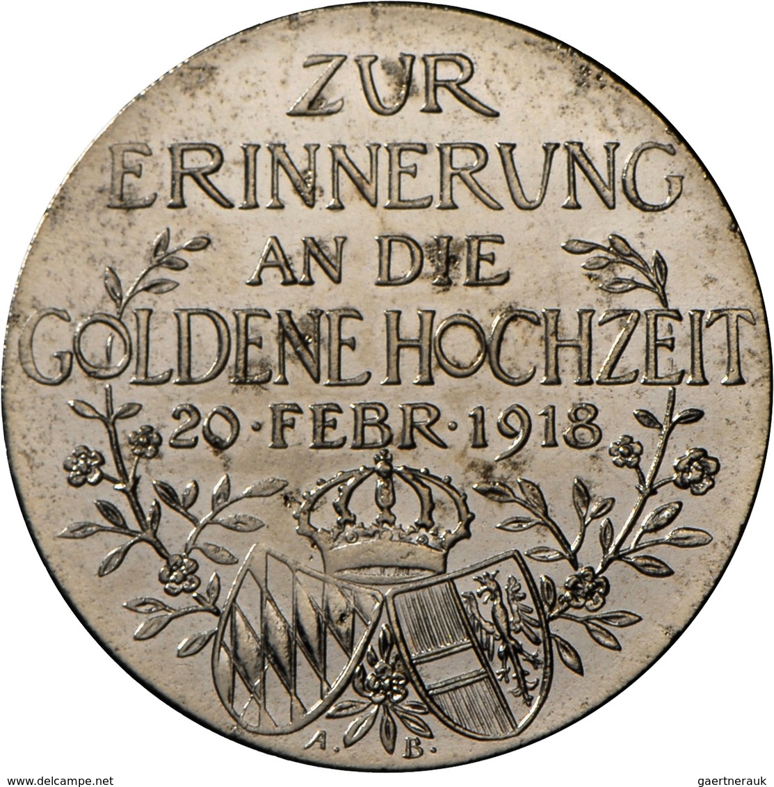 Medaillen Deutschland - Personen: Bayern, Ludwig III. 1913-1918: Medaille 1918 Von Alois Börsch Auf - Otros & Sin Clasificación