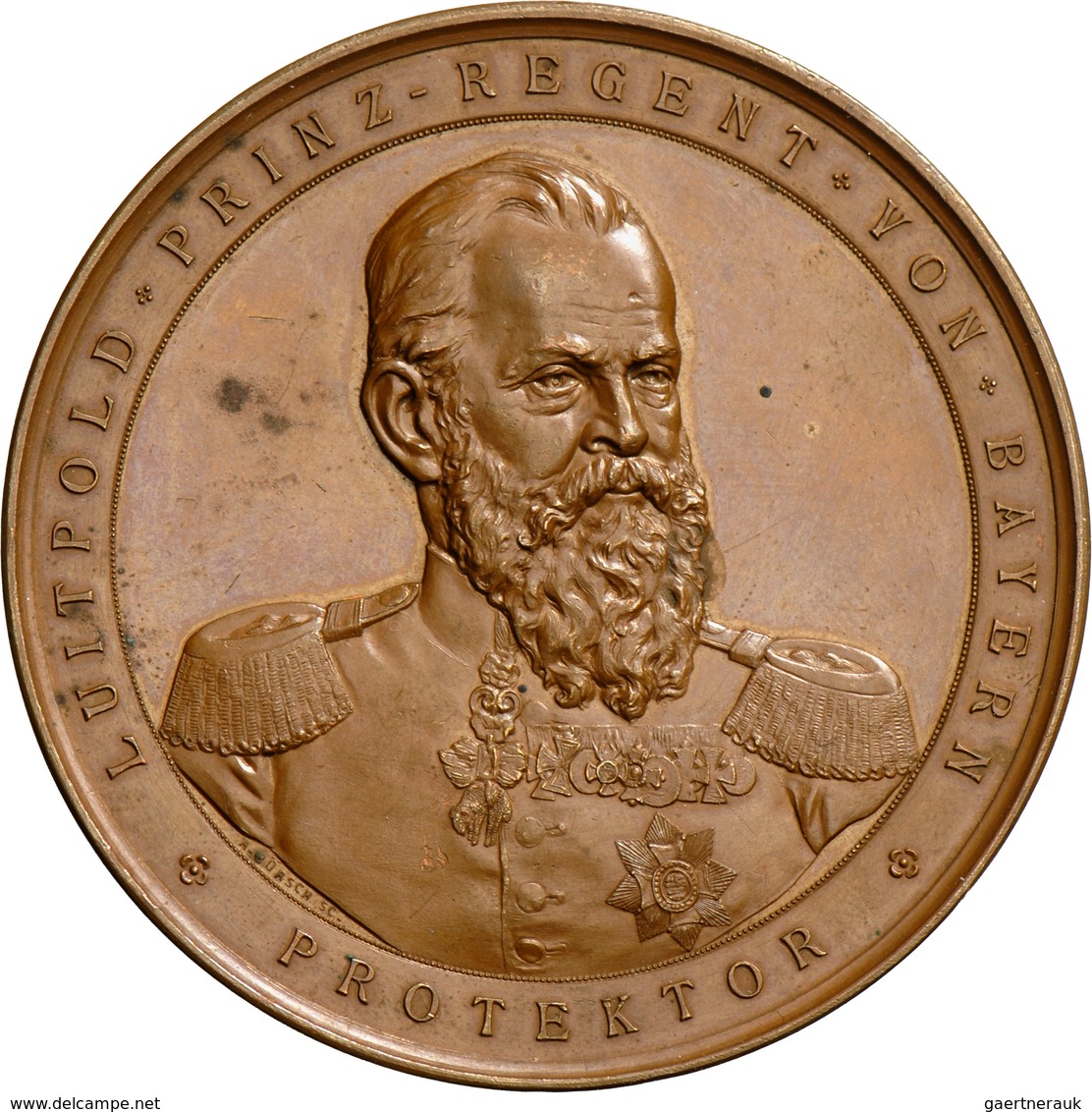 Medaillen Deutschland - Geographisch: Augsburg: Bronzemedaille 1886 Von A. Börsch, Auf Die Schwäbisc - Otros & Sin Clasificación