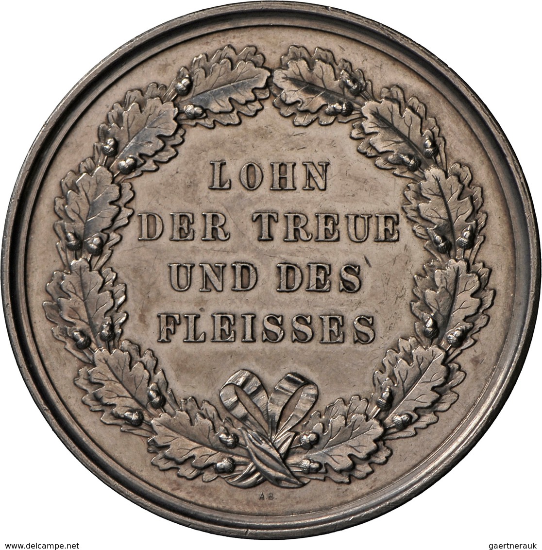 Medaillen Deutschland - Geographisch: Bayern: Lot 2 Silbermedaillen, Preismedaillen Des Landwirtscha - Autres & Non Classés