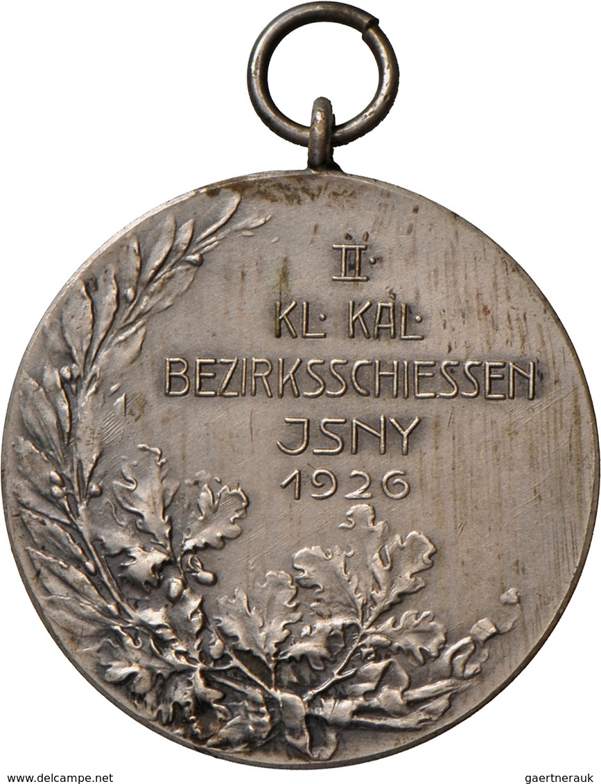 Medaillen Deutschland - Geographisch: Isny: Lot 2 Stück; Versilberte Bronzemedaille 1906 Von Mayer & - Altri & Non Classificati