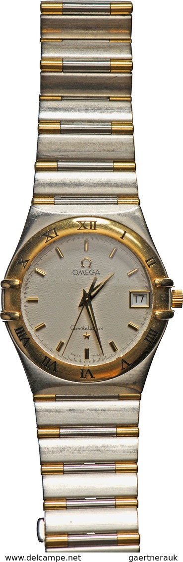 Uhren: Omega Constellation Herren Armbanduhr SWISS MADE. Ref. 1312.30.00, Stahl - Gelbgold Mit Stahl - Autres & Non Classés