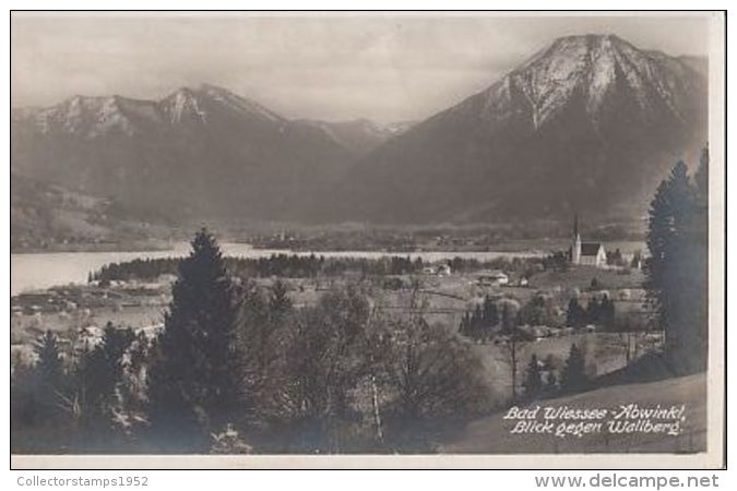 71358- BAD WIESSEE- SPA TOWN, LAKE, MOUNTAINS, PANORAMA - Bad Wiessee