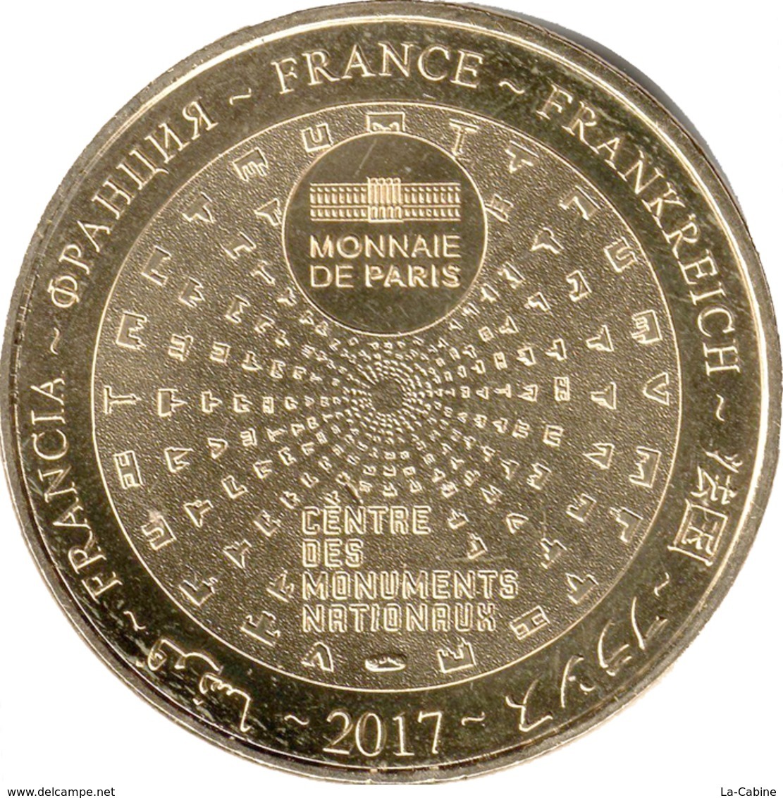 13 MARSEILLE CHÂTEAU D'IF MARSEILLE MÉDAILLE SOUVENIR MONNAIE DE PARIS 2017 JETON TOURISTIQUE MEDALS TOKENS COINS - 2017