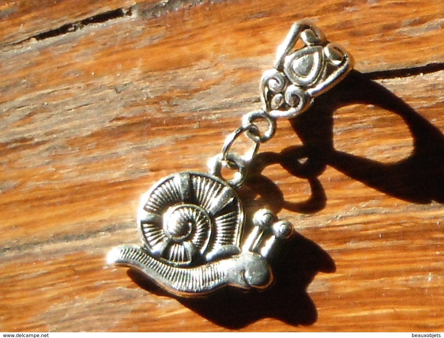 Escargot Pendentif Métal - Andere & Zonder Classificatie