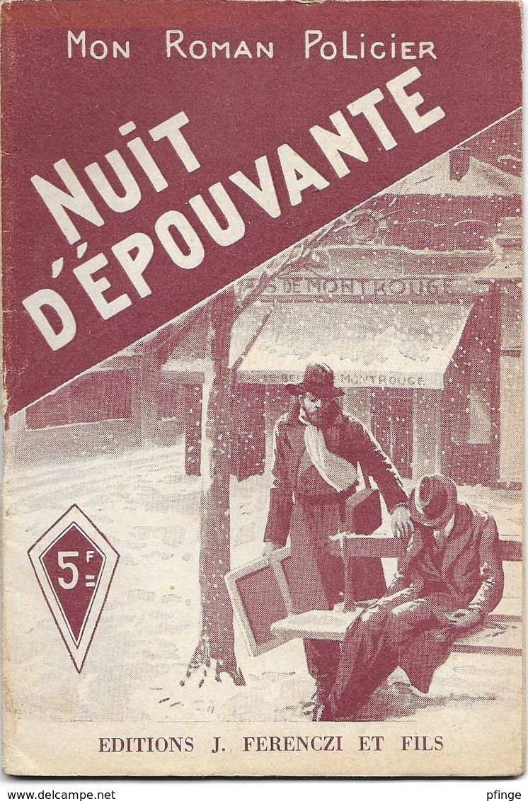 Nuit D'épouvante Par Léo Gestelyss  - Mon Roman Policier N°17 - Ferenczi