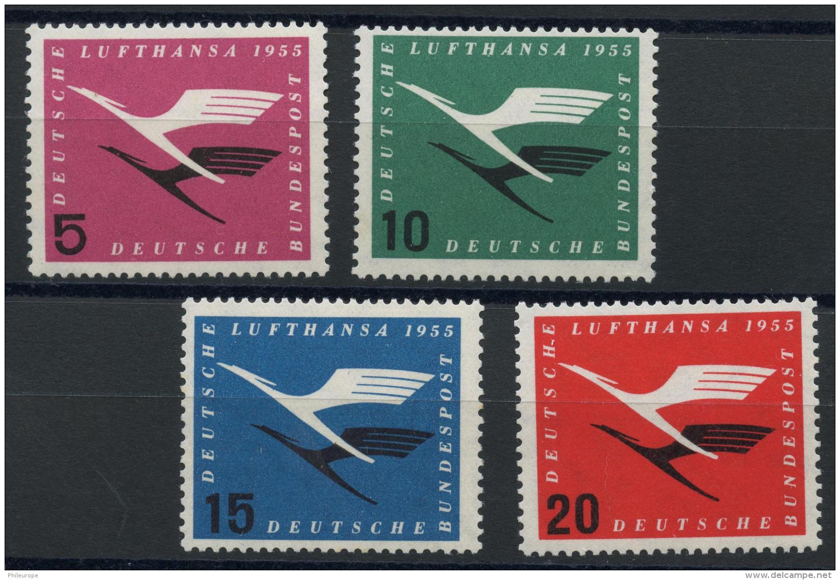 Allemagne Federale (1954) N 81 A 84 (Luxe) - Unused Stamps