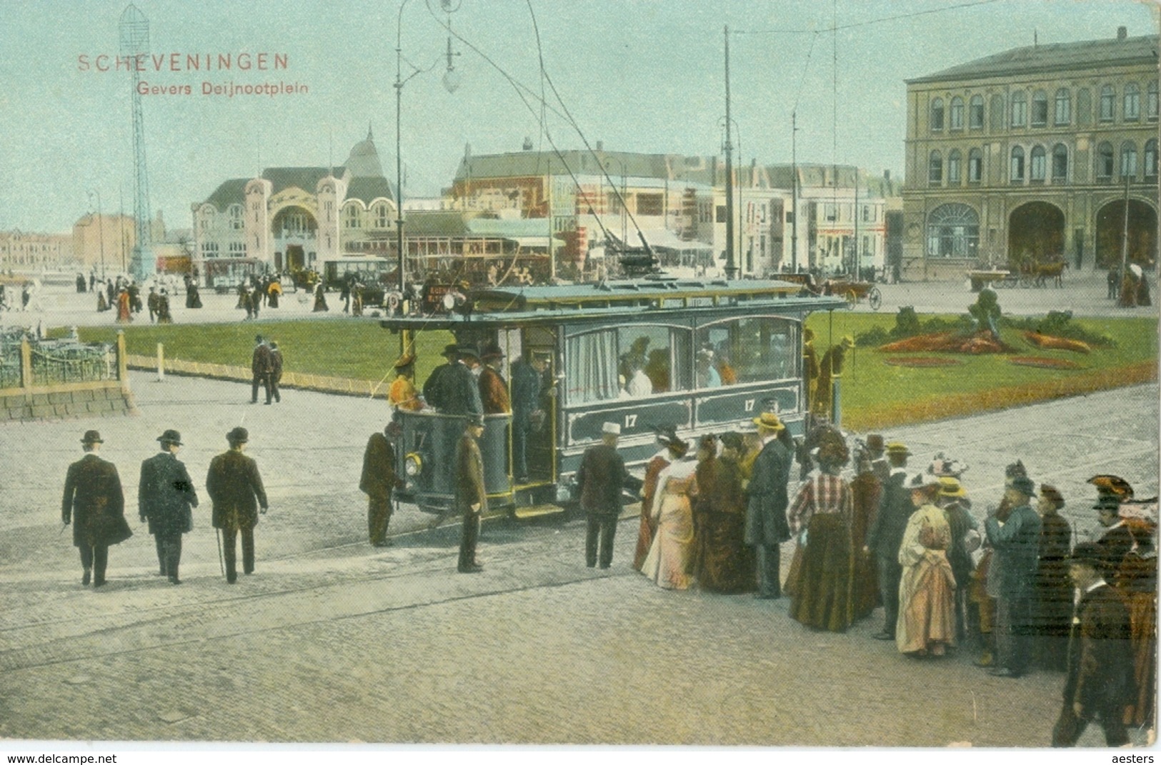 Scheveningen 1906; Gevers Deijnootplein (Tramway) - Niet Gelopen. (Dr. Trenkler Co. - Leipzig) Lees Info! - Scheveningen